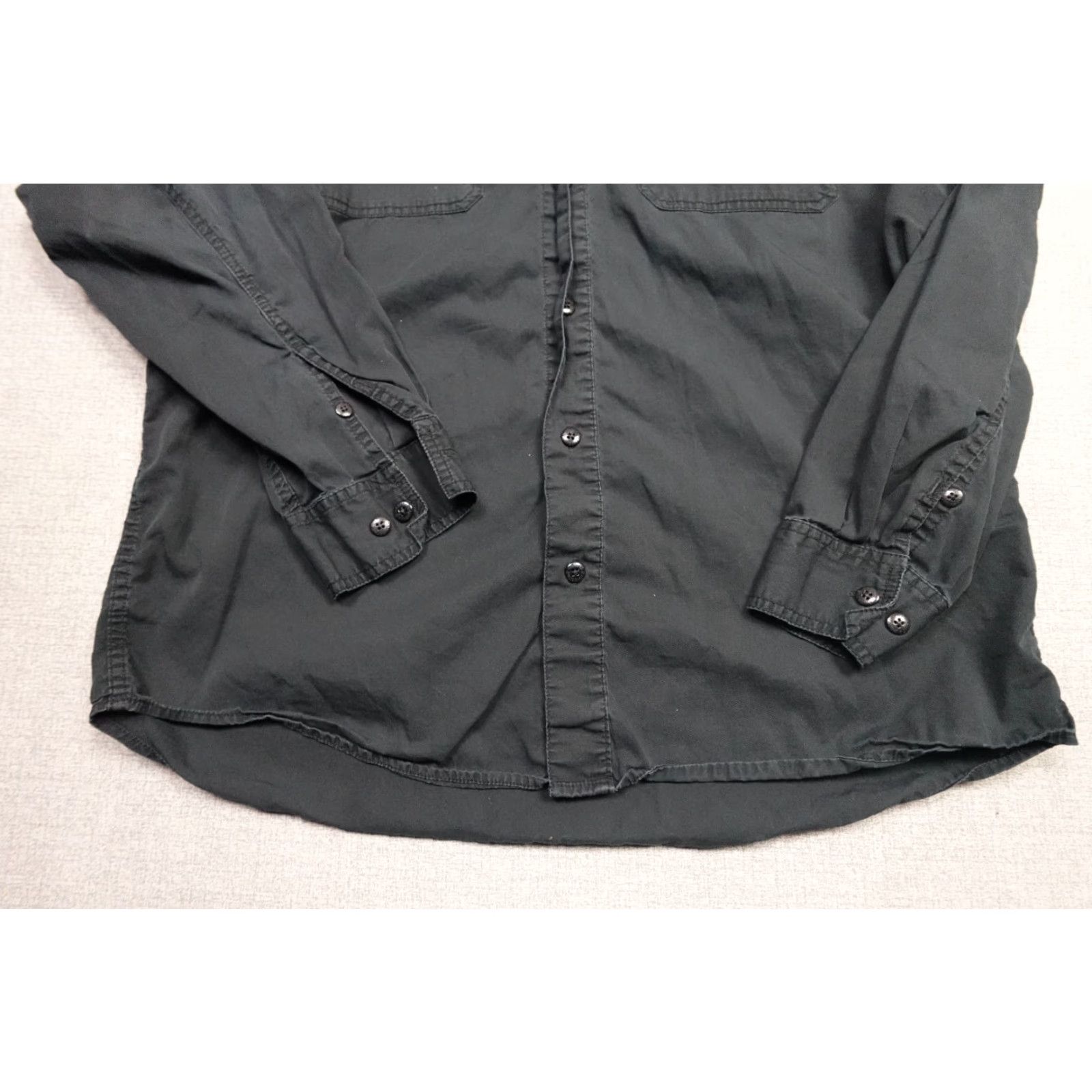 Harley Davidson Harley-Davidson Shirt Mens Large Black Button-Front Biker Rider Lightweight Size US L / EU 52-54 / 3 - 3 Thumbnail