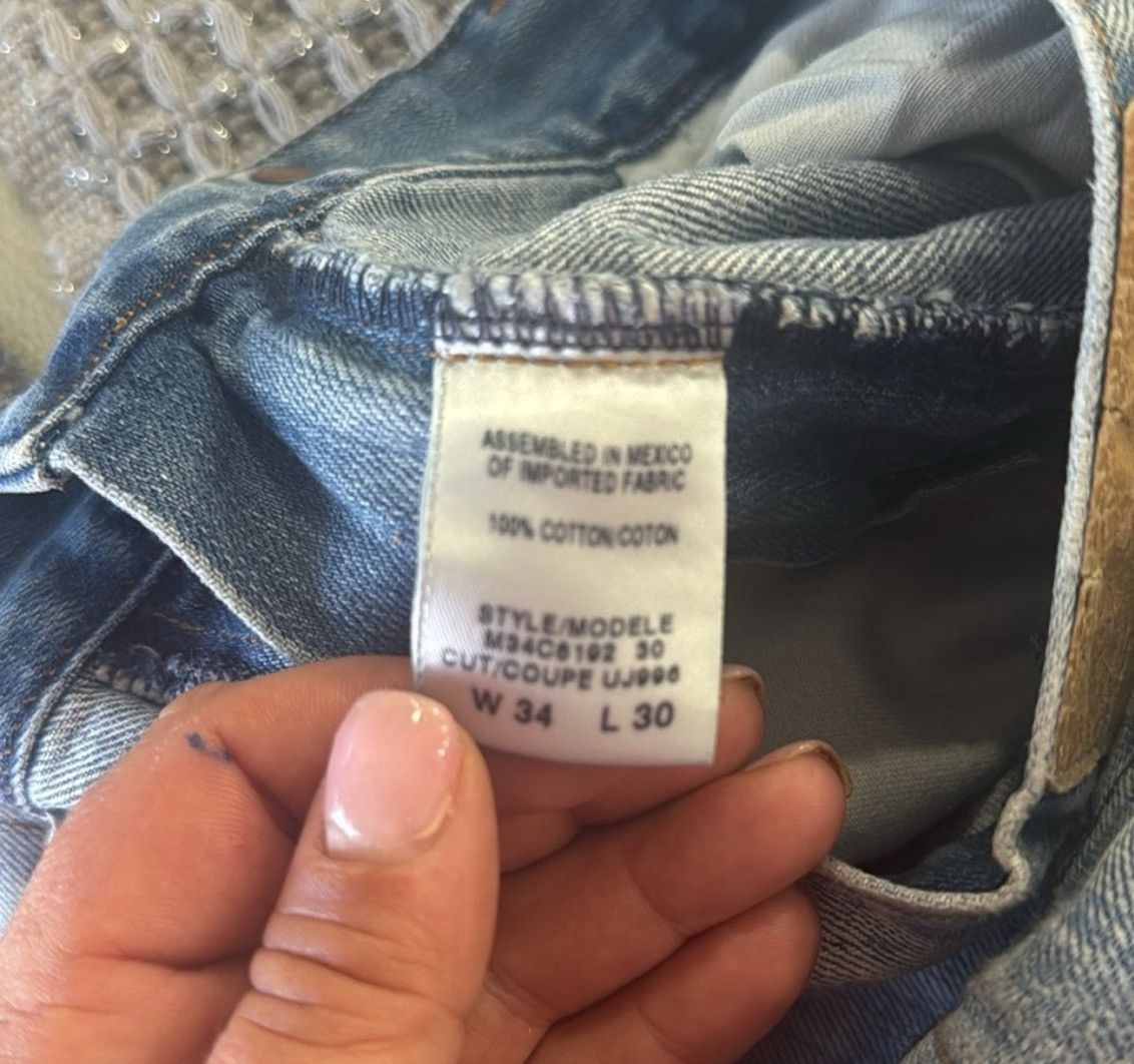 Guess Guess Vintage Light Blue Straight Leg Denim Jeans Size US 34 / EU 50 - 7 Thumbnail