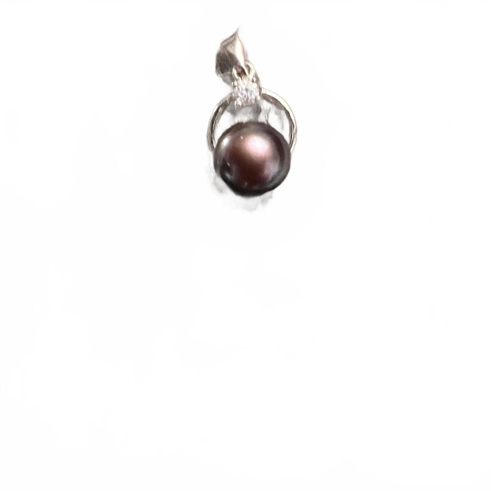Unknown London Black Pearl Charm Pendant Size ONE SIZE - 1 Thumbnail