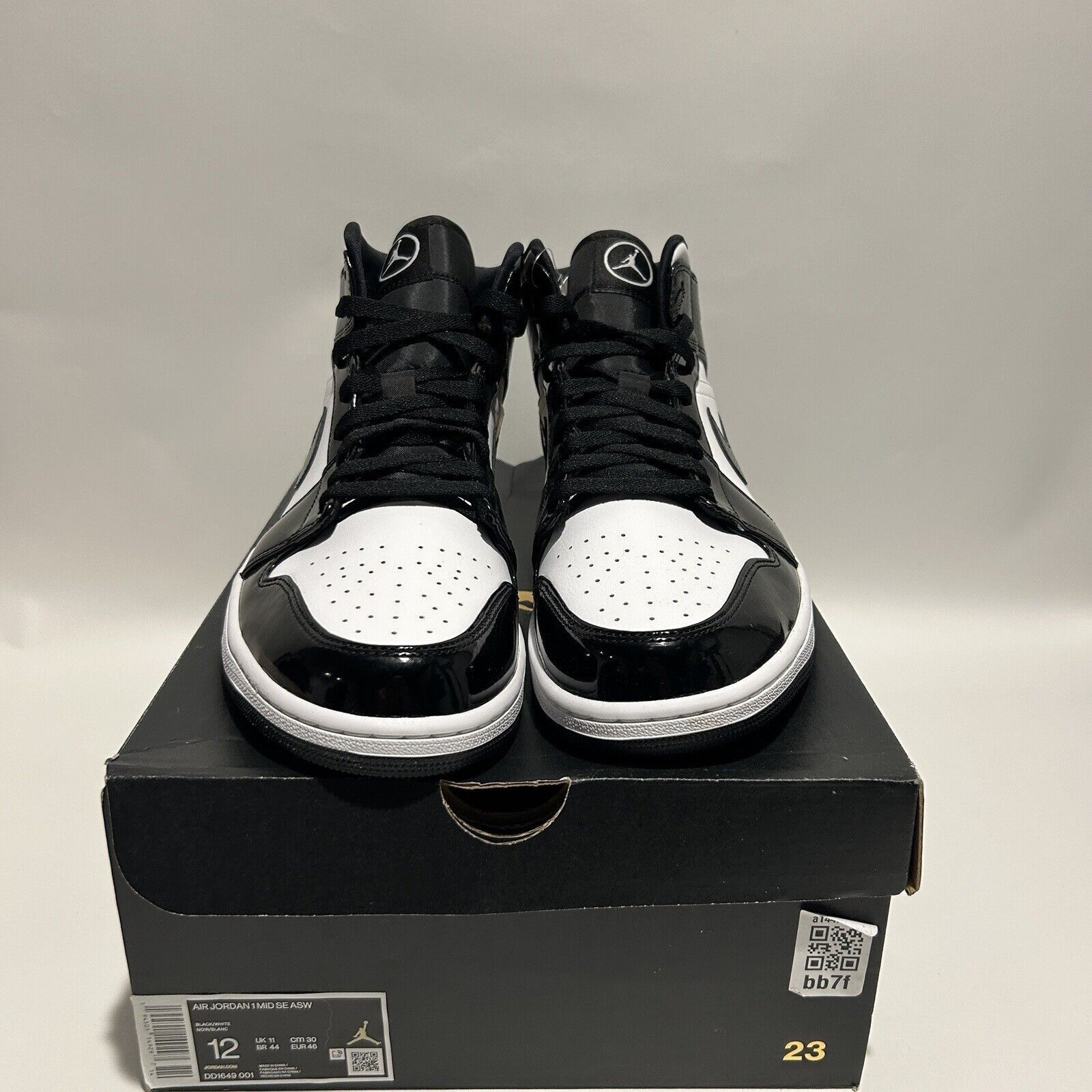 Nike Nike Air Jordan 1 Retro Mid SE “All-Star/Carbon Fiber” 2024 Size US 12 / EU 45 - 2 Thumbnail