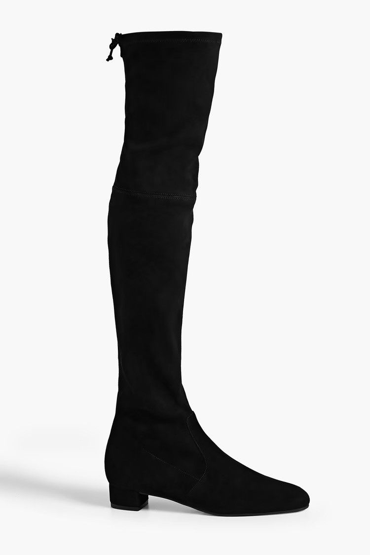 Stuart Weitzman STUART WEITZMAN Genna stretch-suede thigh boots size US 5.5 Size US 5.5 / IT 35.5 - 2 Thumbnail