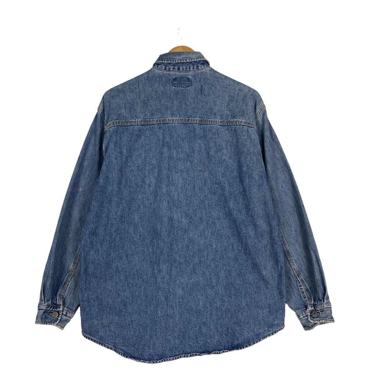 Japanese Brand Johnbull Work Clothes Denim Shirt Size US M / EU 48-50 / 2 - 9 Thumbnail