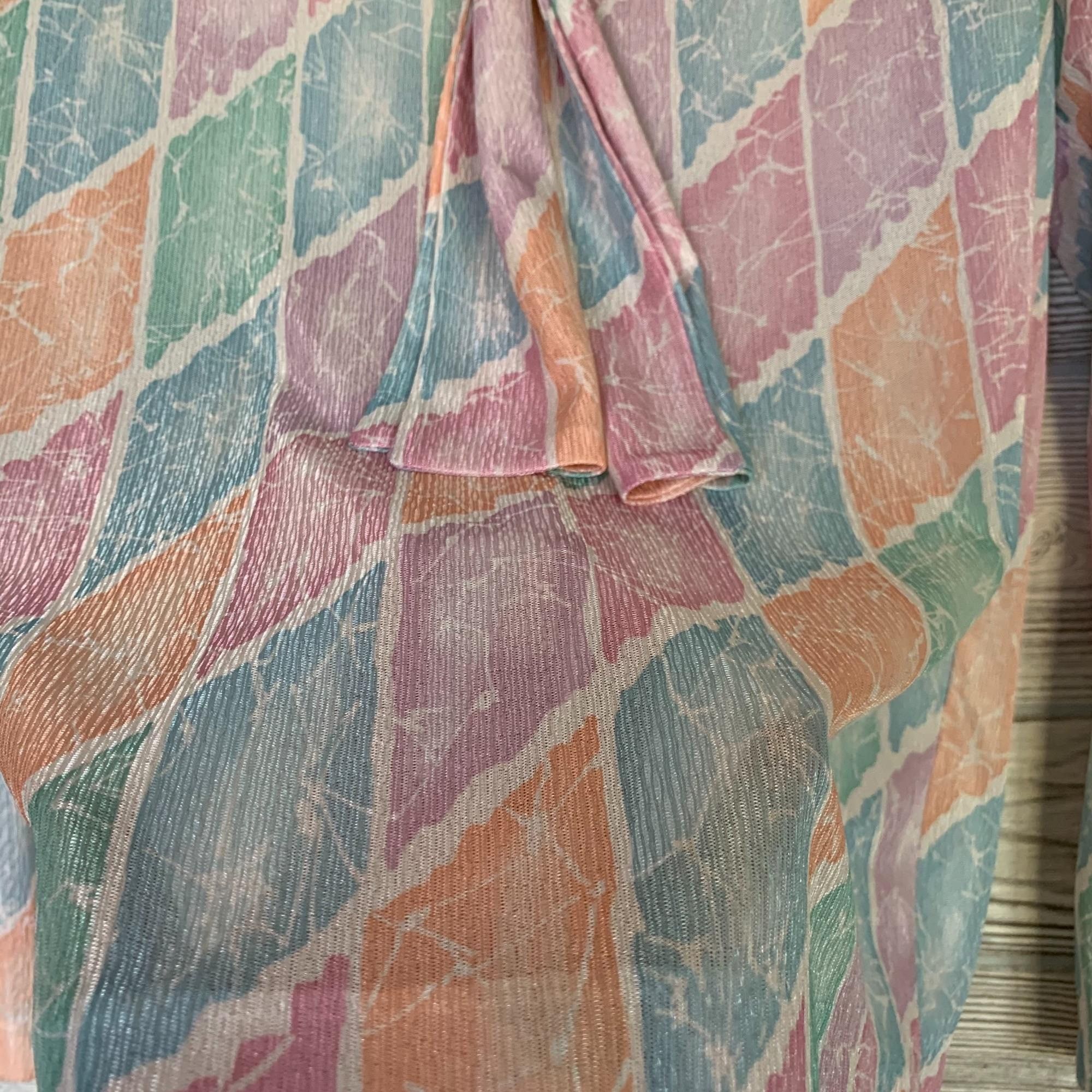 Vintage Vintage Devon Bubblegum Pastel Goth Tie Neck Blouse M Size M / US 6-8 / IT 42-44 - 4 Thumbnail