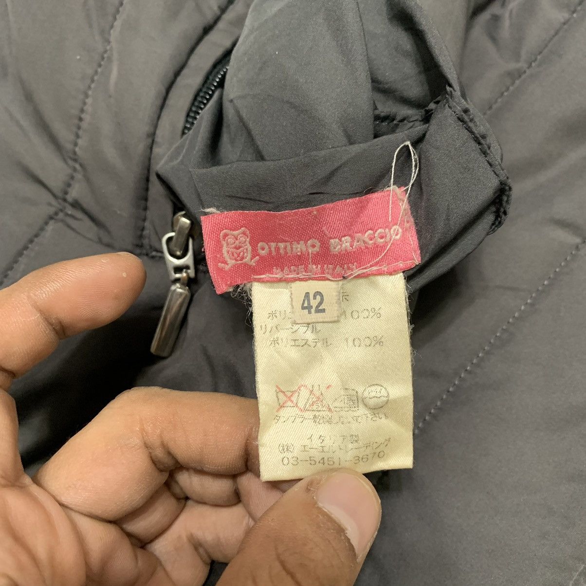 Other Italian Designer Ottimo Braccio Reversible Quilted Jacket Size US M / EU 48-50 / 2 - 10 Thumbnail