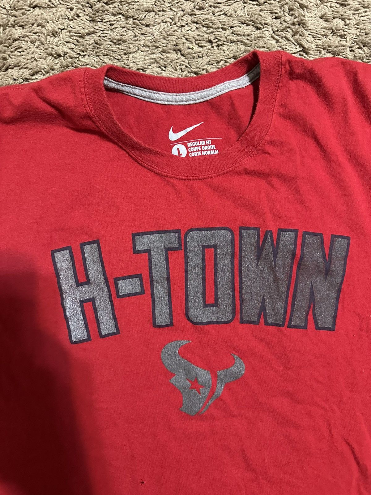 NFL Vintage NFL Houston Texans shirt 00s size large Size US L / EU 52-54 / 3 - 2 Thumbnail