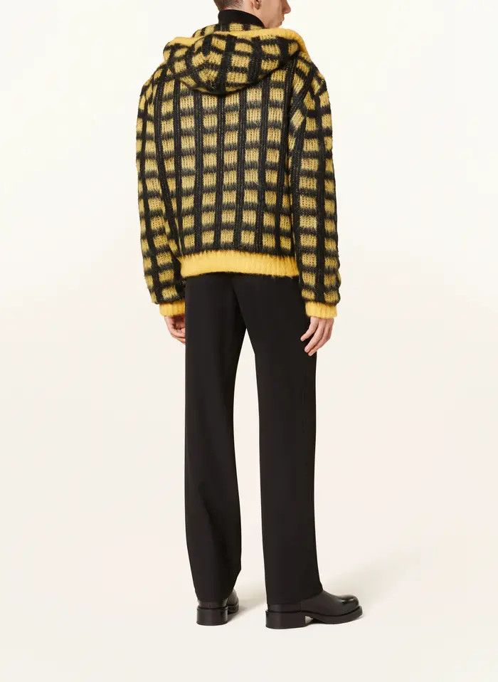 Marni o1w1db10125 Mohair Cardigan in Black/Yellow Size US S / EU 44-46 / 1 - 3 Thumbnail
