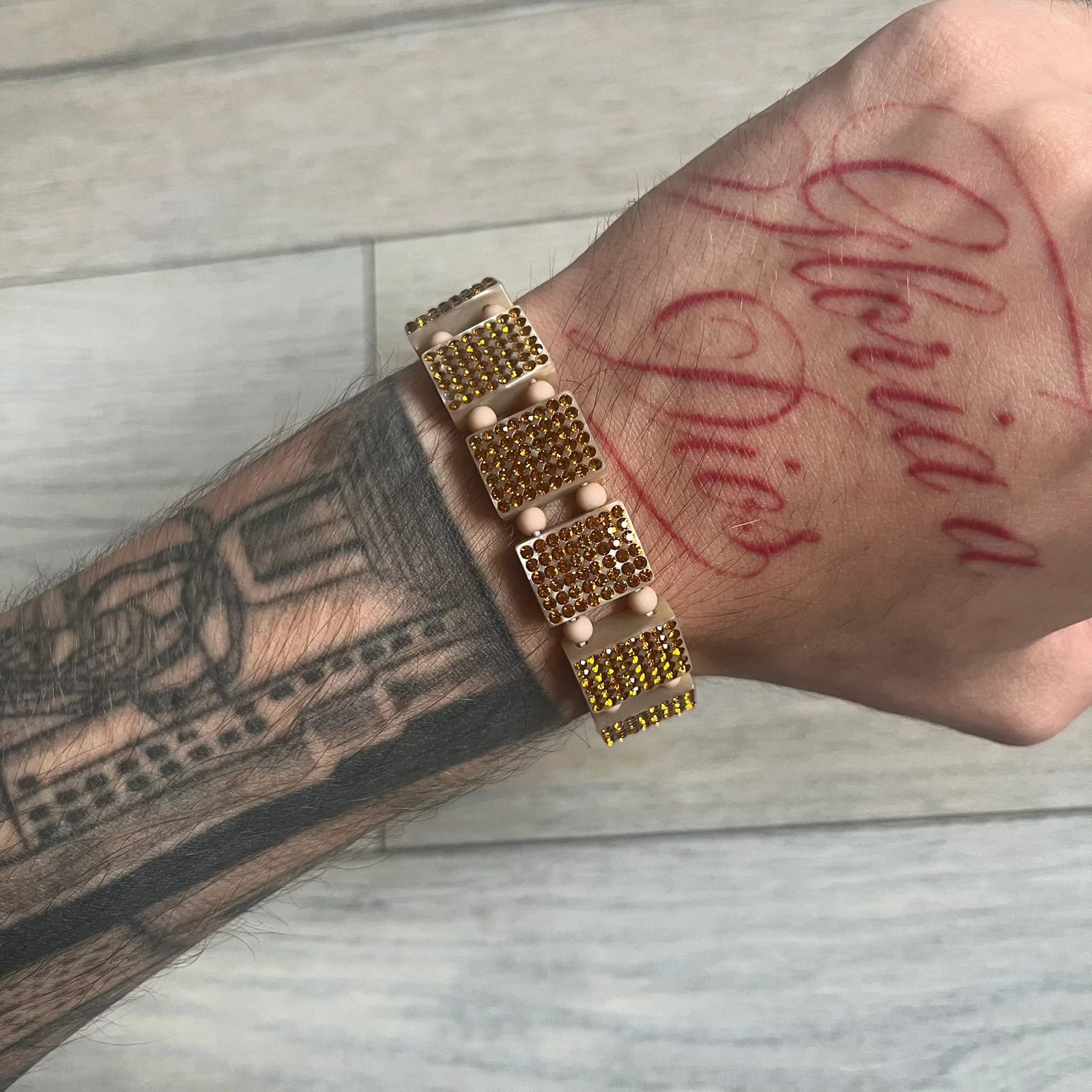 1199 Bazo 24K Gold Plated Bracelet | Grailed