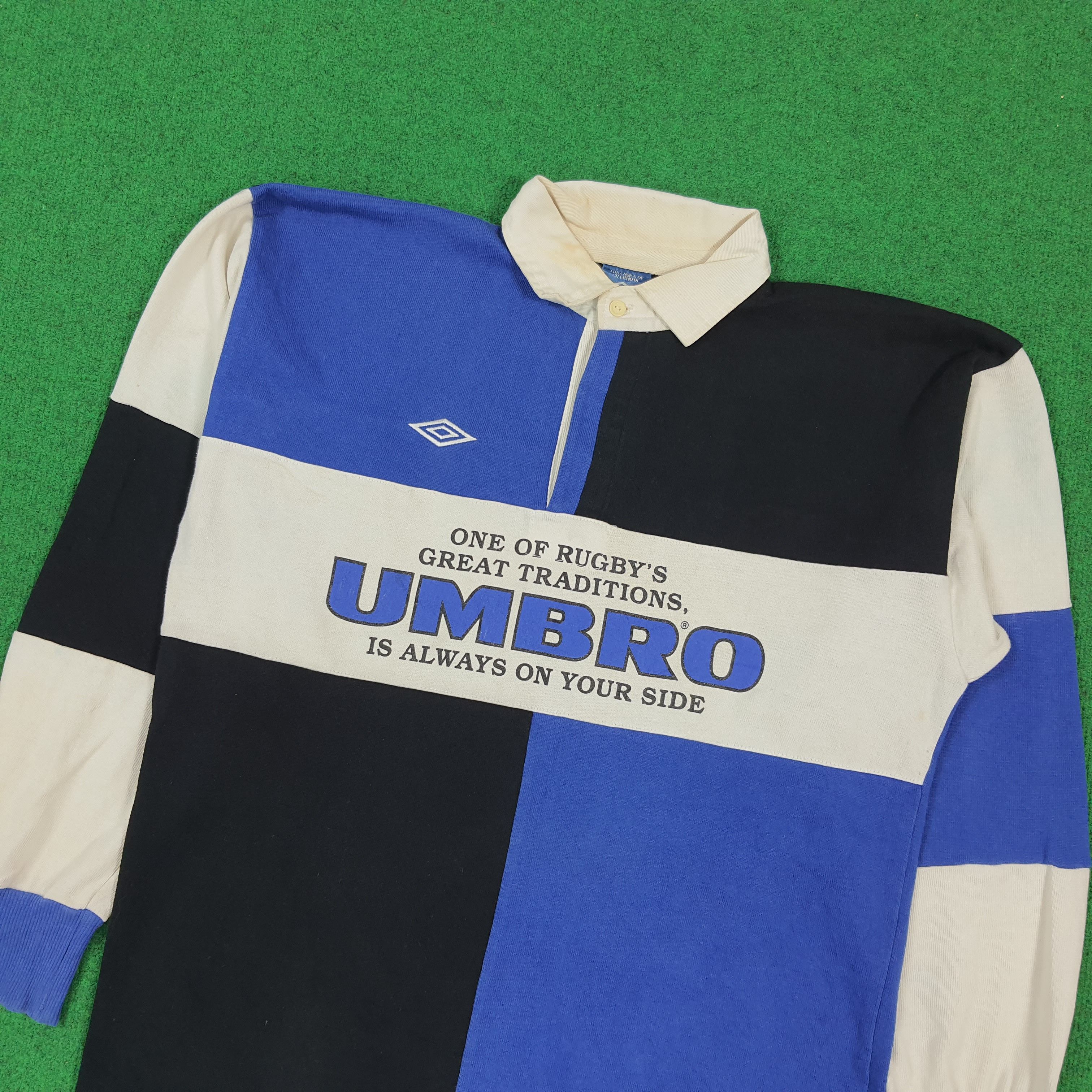 Umbro Vintage 90s Umbro Rugby Shirt Retro Japan C301N40 Size US L / EU 52-54 / 3 - 2 Thumbnail