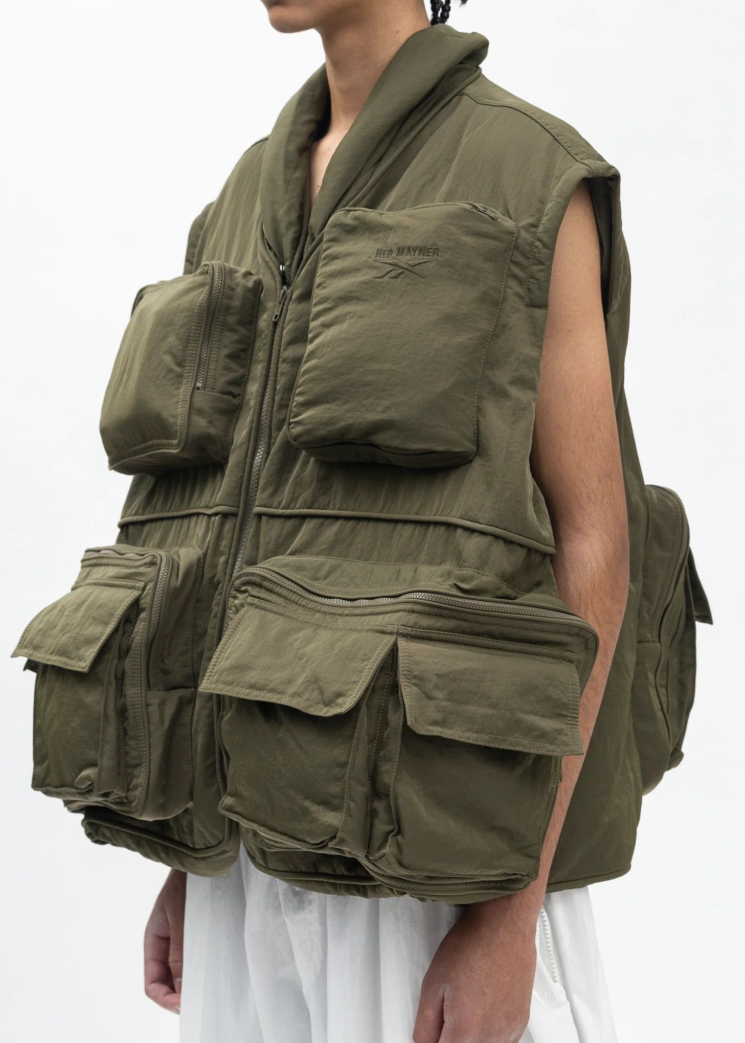 Hed Mayner Hed Mayner x Reebok Oversized Pocketed Vest Size US S / EU 44-46 / 1 - 1 Thumbnail