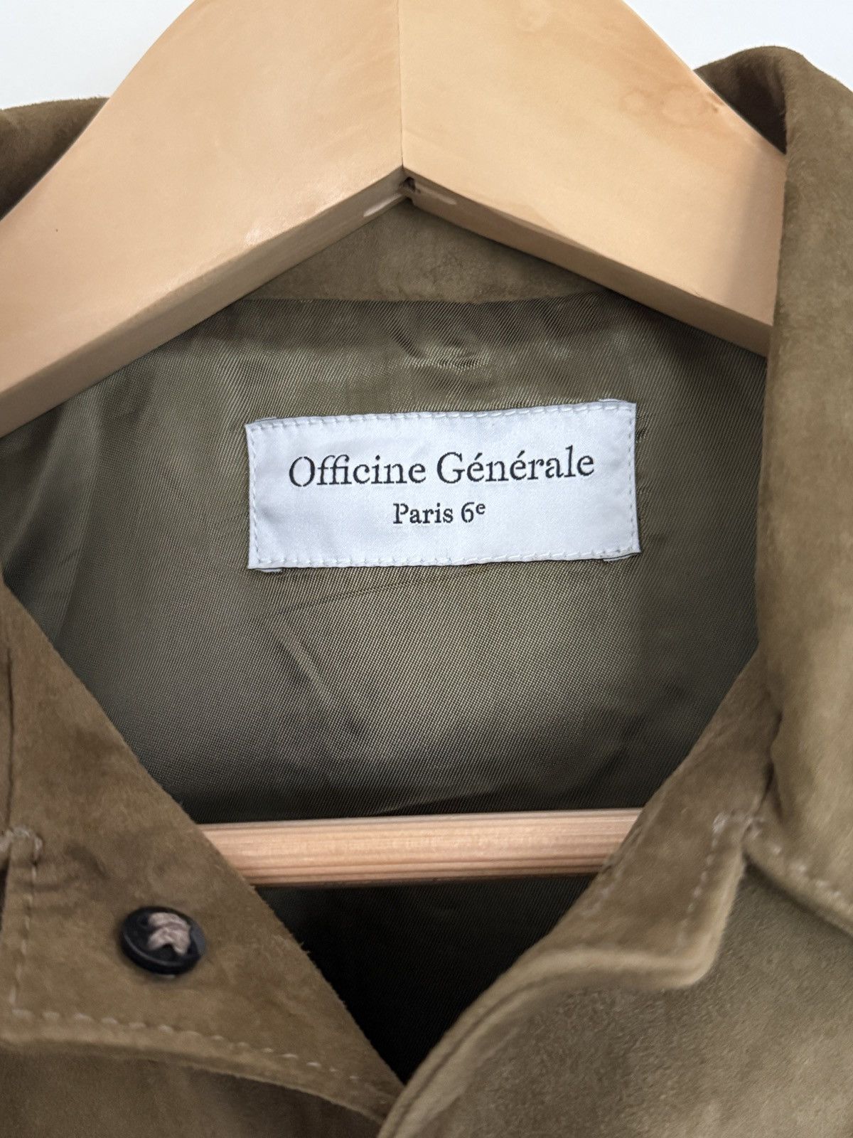 Officine Generale Officine Generale Suede Jacket Size US S / EU 44-46 / 1 - 3 Thumbnail