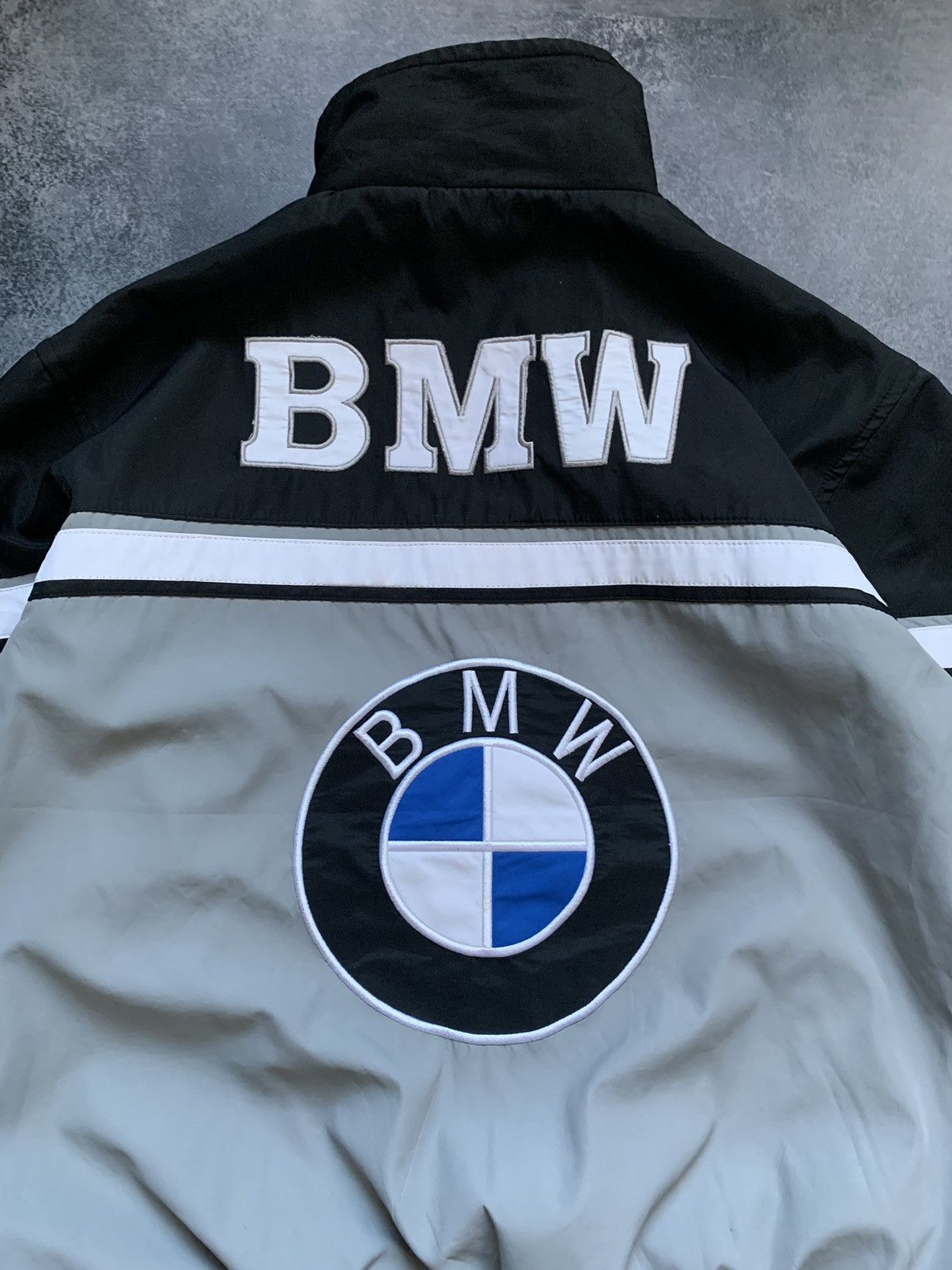 BMW × Vintage BMW RACING Bomber Jacket Michelin 2-Sided Size US M / EU 48-50 / 2 - 11 Thumbnail