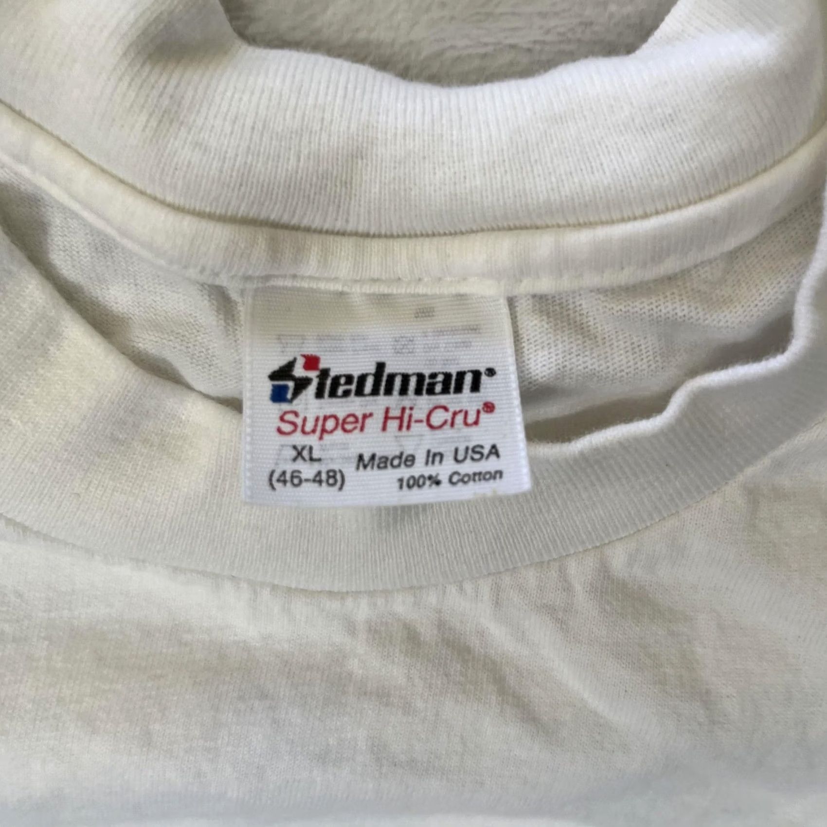 Vintage VINTAGE UCLA BUSINESS ECONOMICS SOCIETY Shirt Mens XL White Short Sleeve Crew Neck 90s Graphic Print Logo Stedman Size US XL / EU 56 / 4 - 5 Thumbnail