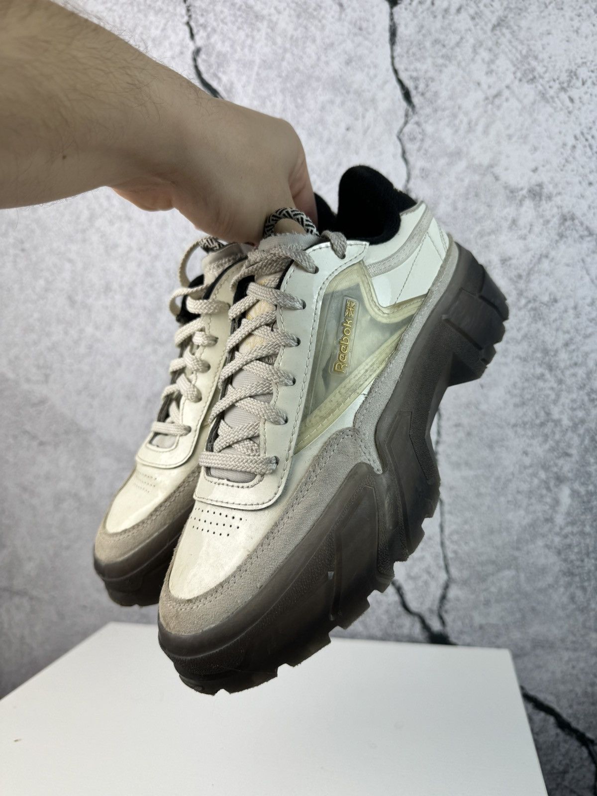 Reebok Cardi B Club C Women's Shoes Size 1/2 Color Purple