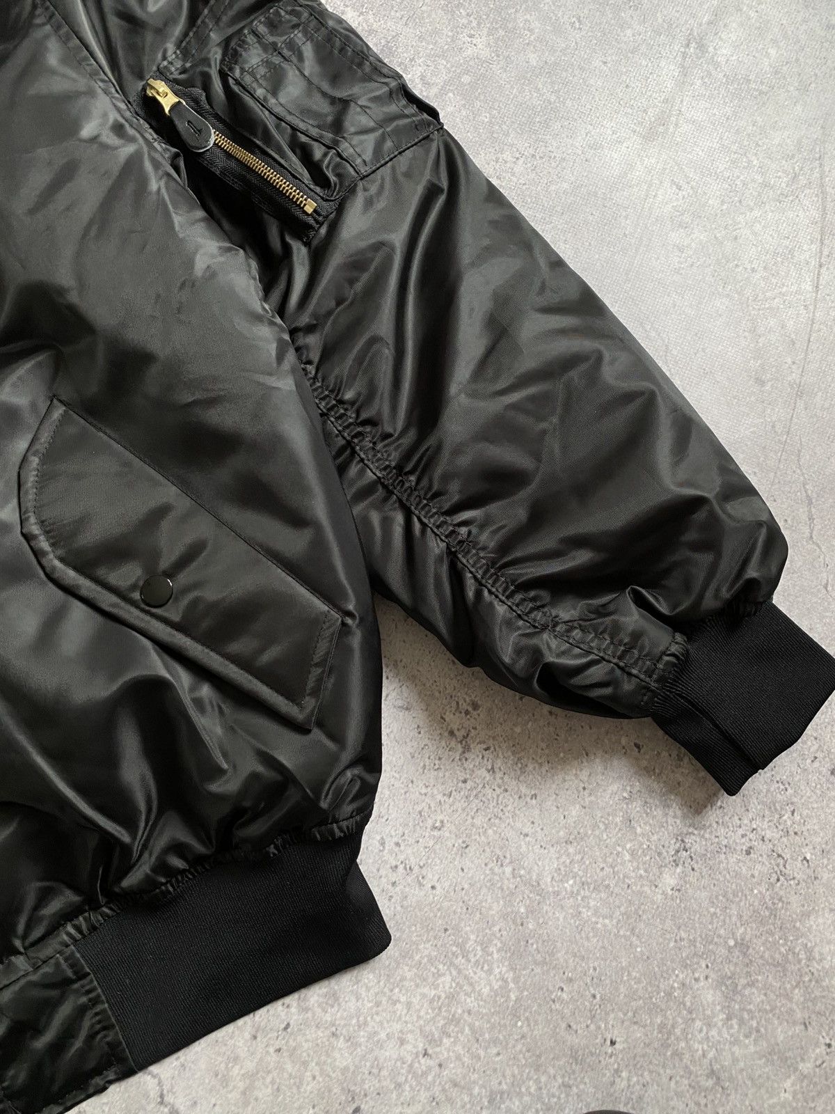 Vintage Vintage MA-1 Jacket Flyer’s US Airforce Size XL Nylon Bomber Size US XL / EU 56 / 4 - 5 Thumbnail