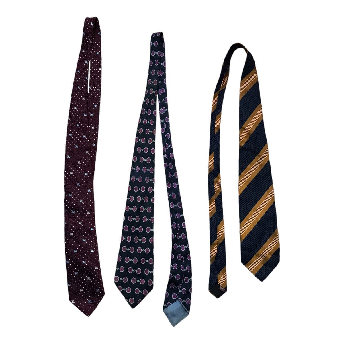 Combo 3 Item Tie Gucci/Burberry/Pierre Balmain