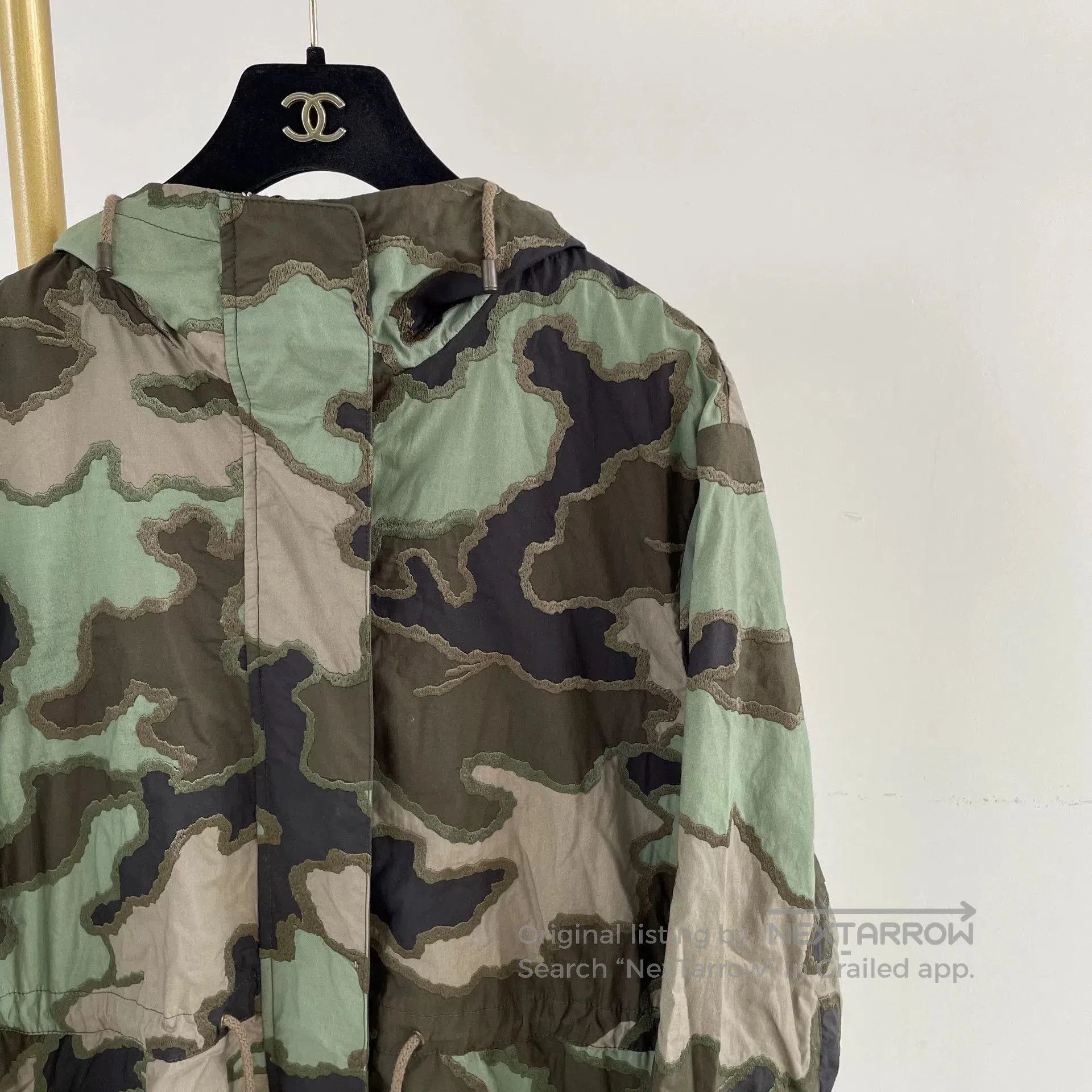 Valentino Valentino Camouflage Embroidered Coat. Size US L / EU 52-54 / 3 - 2 Thumbnail