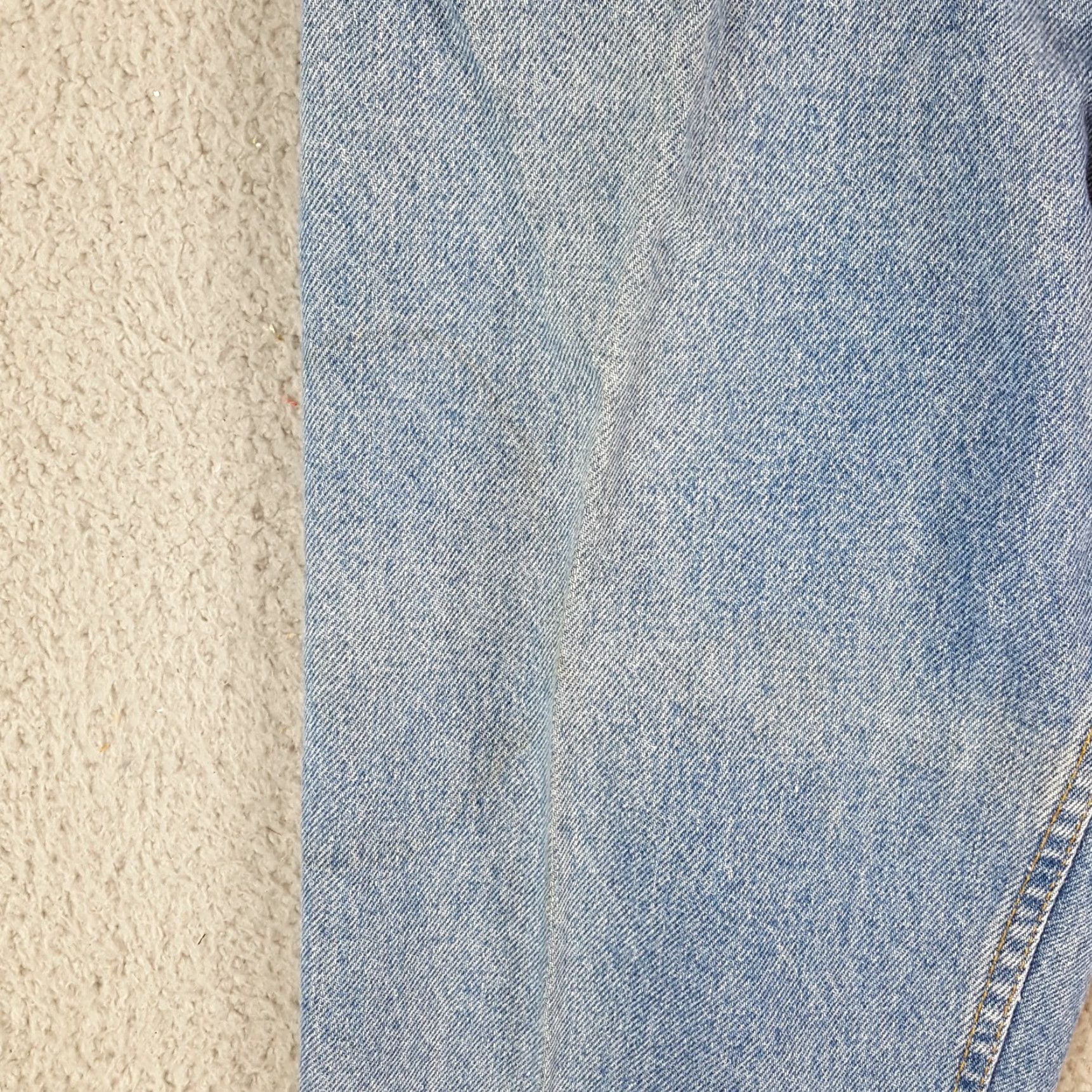 Levi's VINTAGE Levi's Denim Jeans Women Slim Tapered Size 10 Blue 80s 90s Bohemian Casual Retro Rock Y2K High Rise 31 Inseam 5-Pocket Design Pants Size 32" / US 10 / IT 46 - 4 Thumbnail