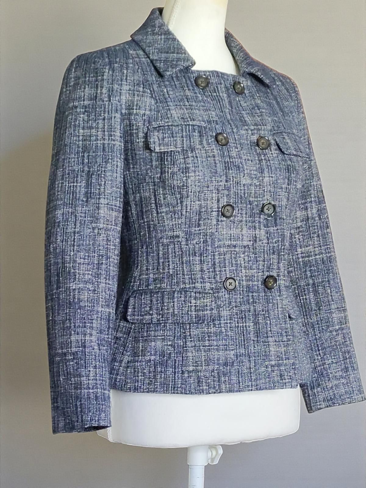 Banana Republic Banana Republic Size 2 Gray Tailored Jacket Size M / US 6-8 / IT 42-44 - 4 Thumbnail