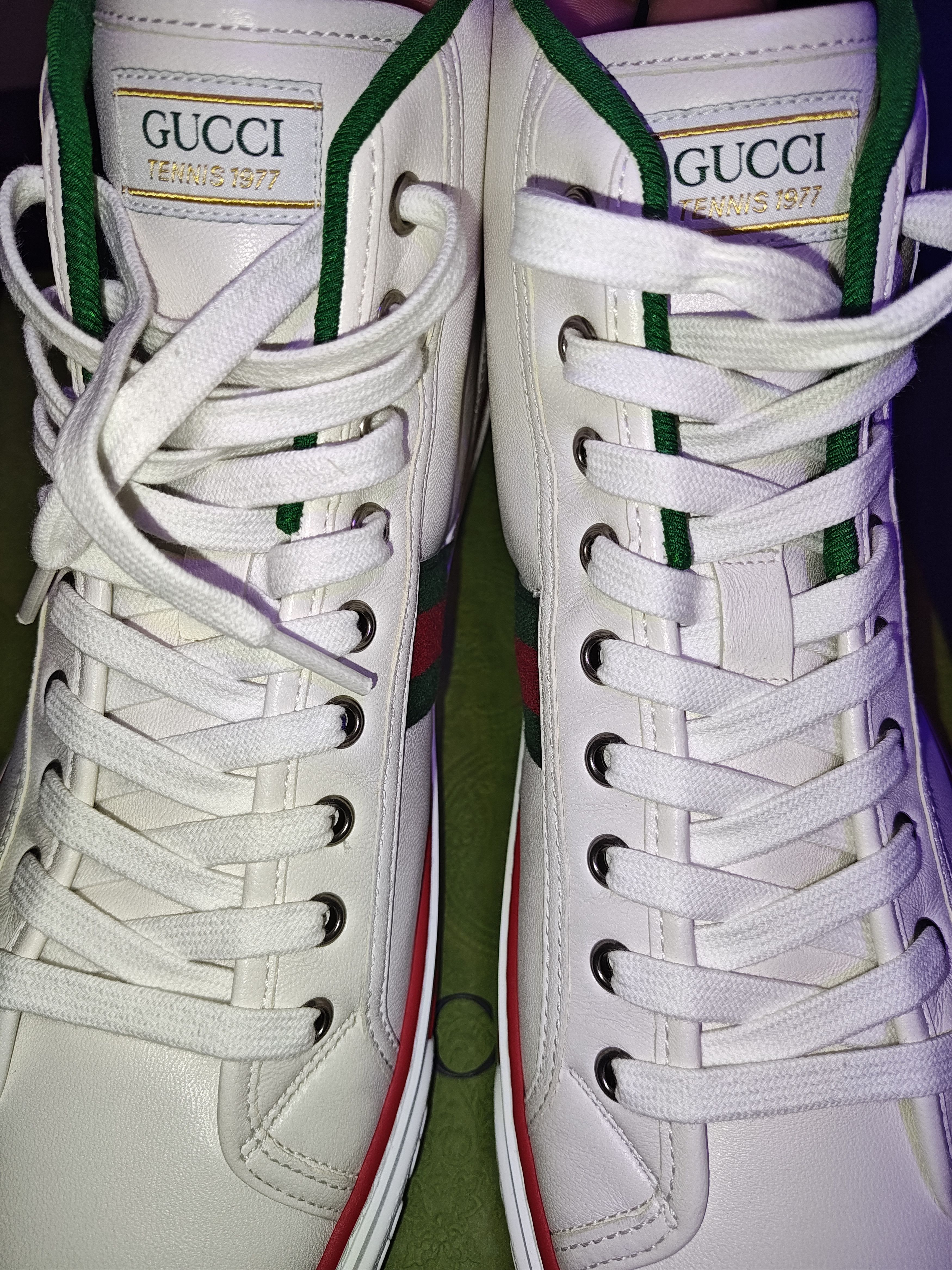 Gucci Gucci 1977 high top "glamour glove" size 9 Size US 9 / EU 42 - 11 Thumbnail