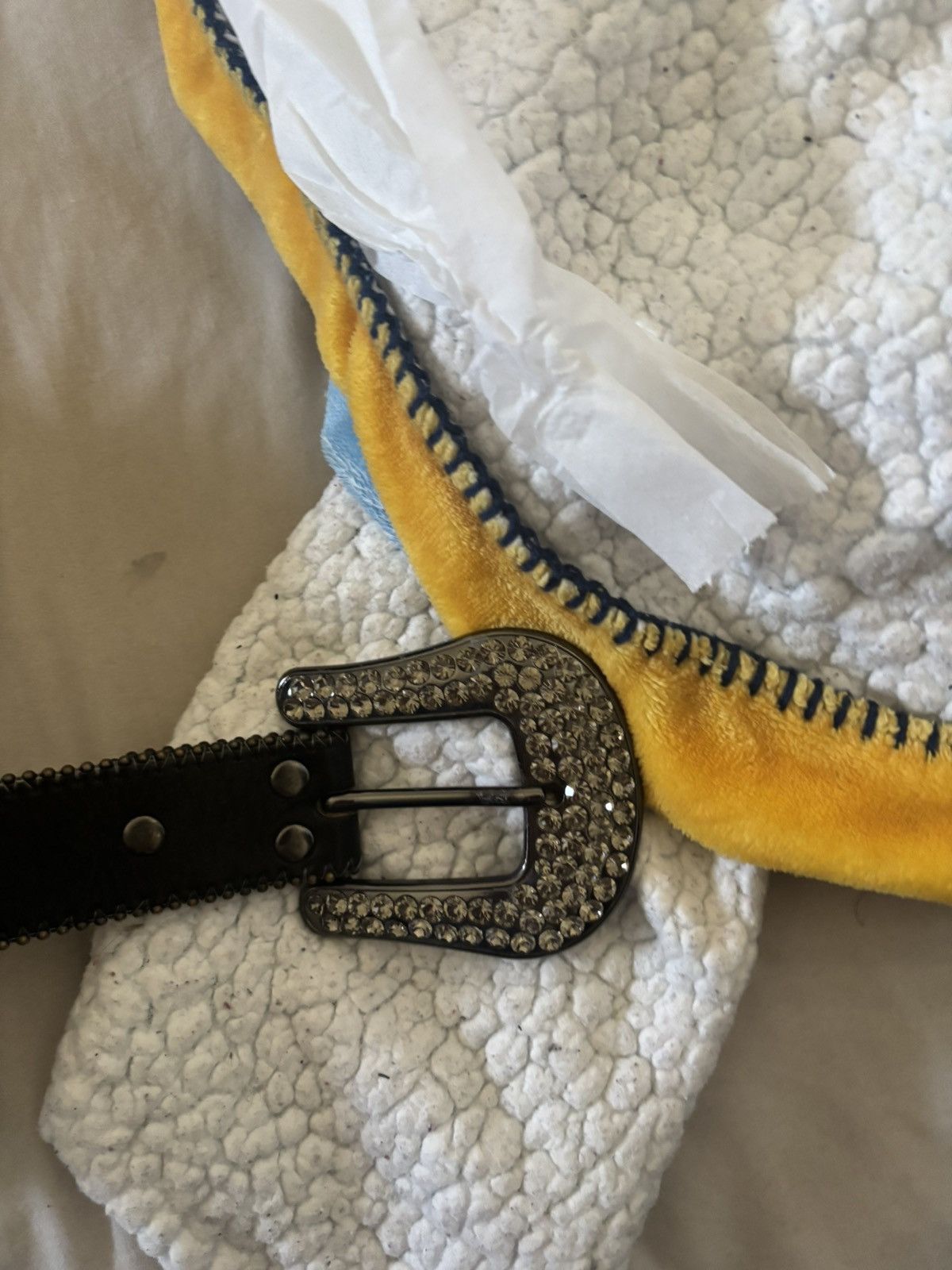 B.B. Simon Black BB Simon Belt Size 32 - 2 Thumbnail