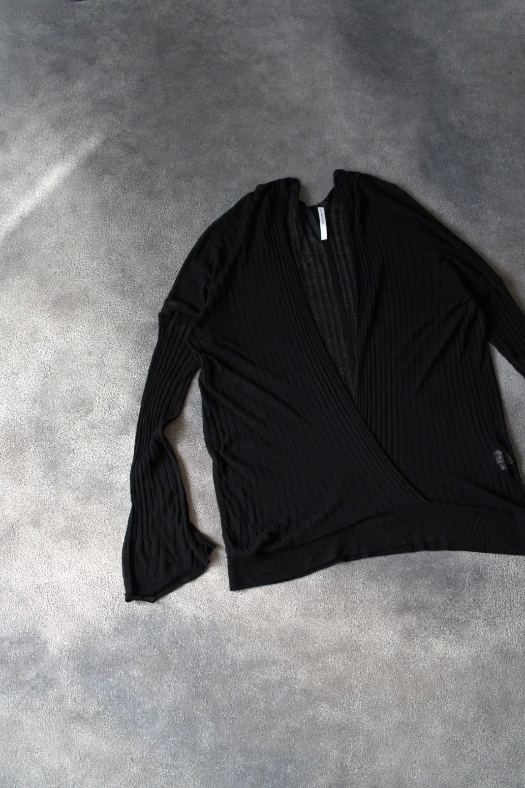 Alexander McQueen S/S 1997 Alexander McQueen Wrap Transparent Cardigan Flared Sleeves VINTAGE Size S / US 4 / IT 40 - 2 Thumbnail