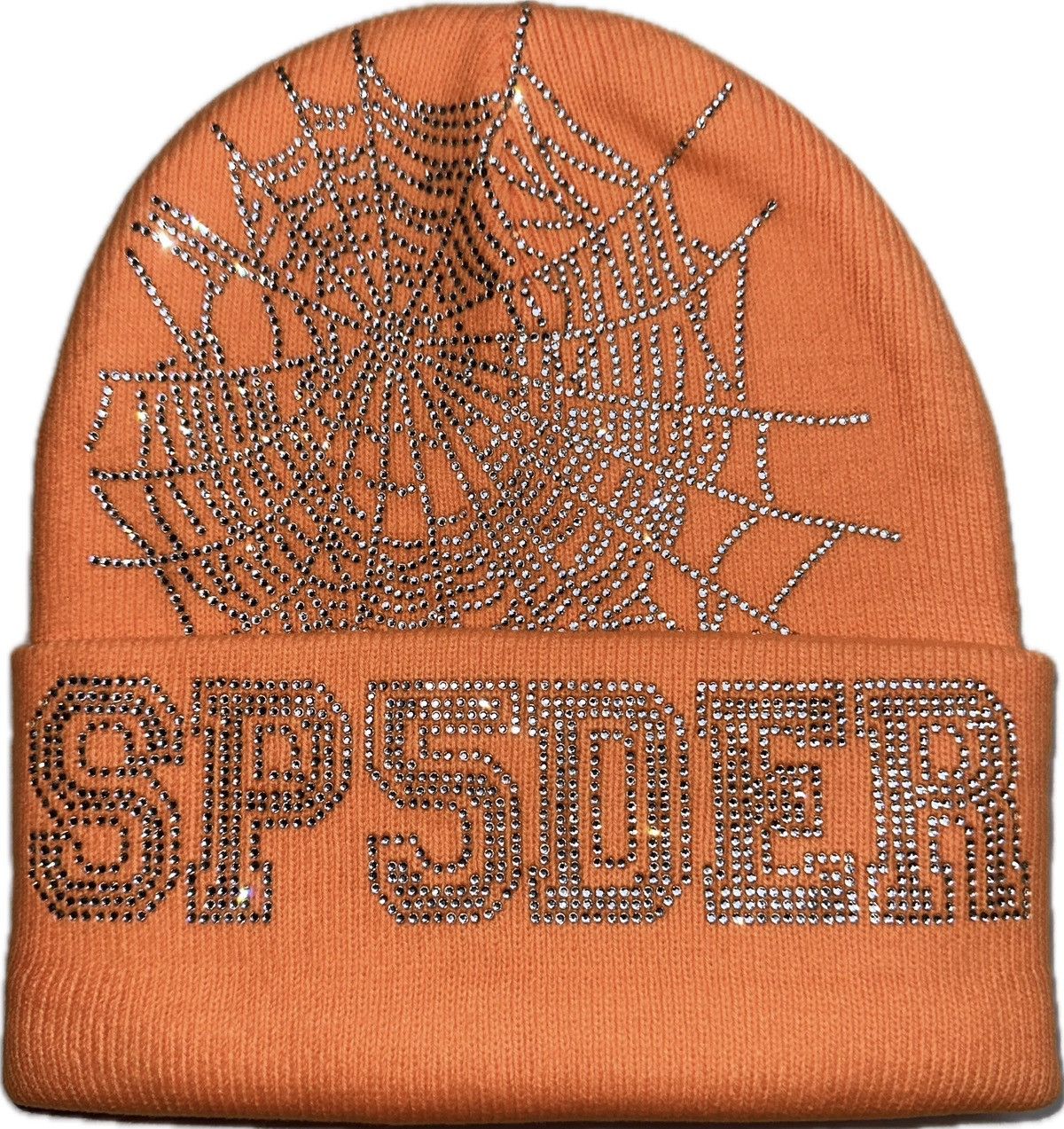 Sp5der Sp5der Rhinestone Beanie Size ONE SIZE - 1 Thumbnail