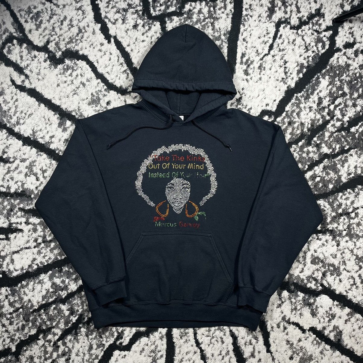 Rap Tees Vintage 00s Marcus Garvey Band Hoodie Sweatshirt Rare Hype Size US L / EU 52-54 / 3 - 1 Thumbnail