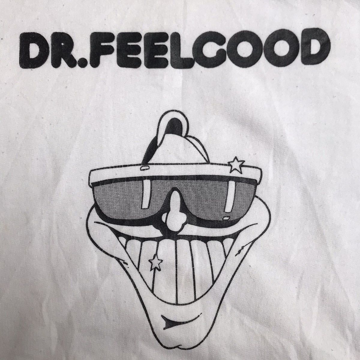 Band Tees × Vintage Vintage Dr Feelgood Hoodie Jumper White Jacket Sportswear Size US M / EU 48-50 / 2 - 3 Thumbnail