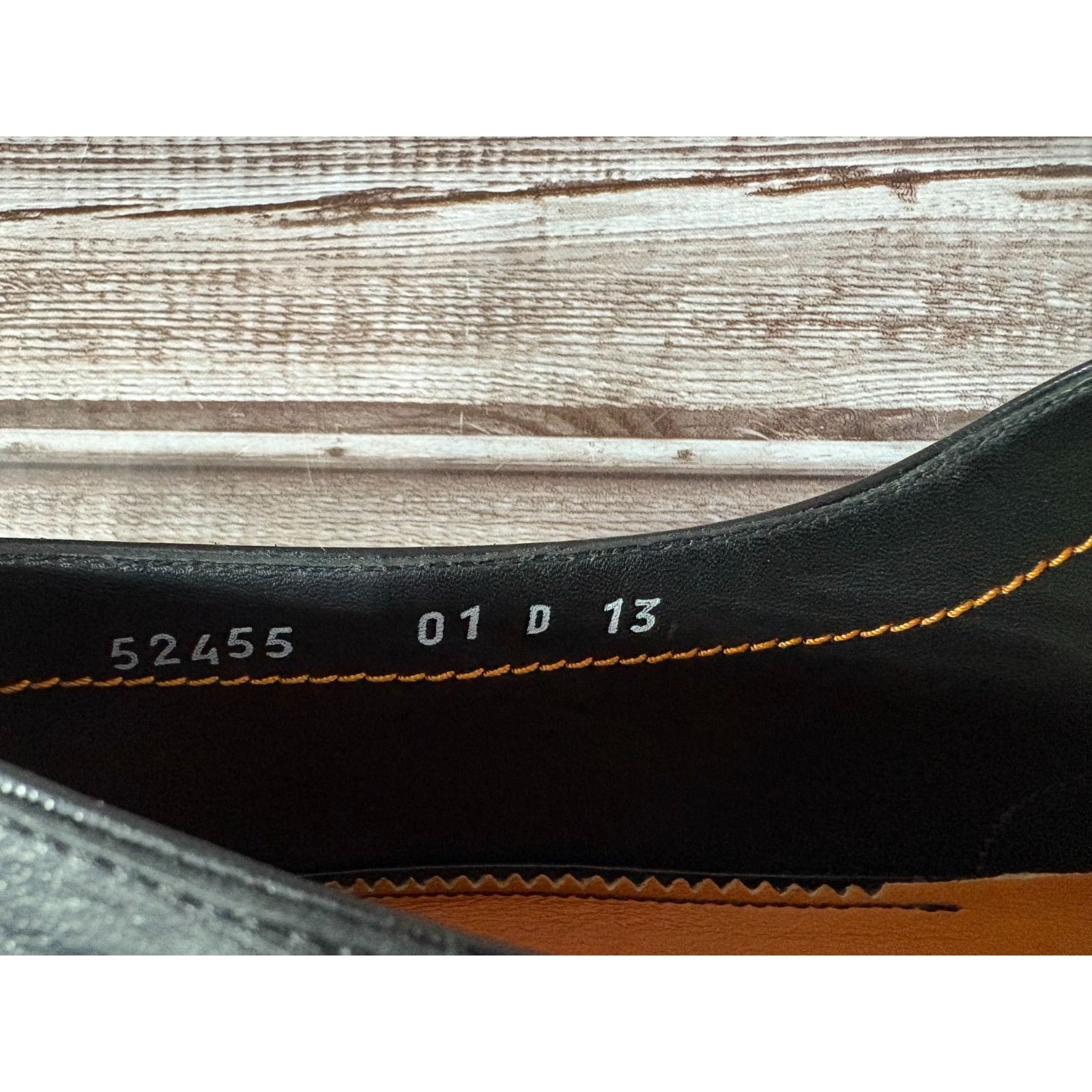Santoni Santoni Darian Leather Cap Toe Oxford Shoes Size 13 D color Size US 13 / EU 46 - 10 Thumbnail