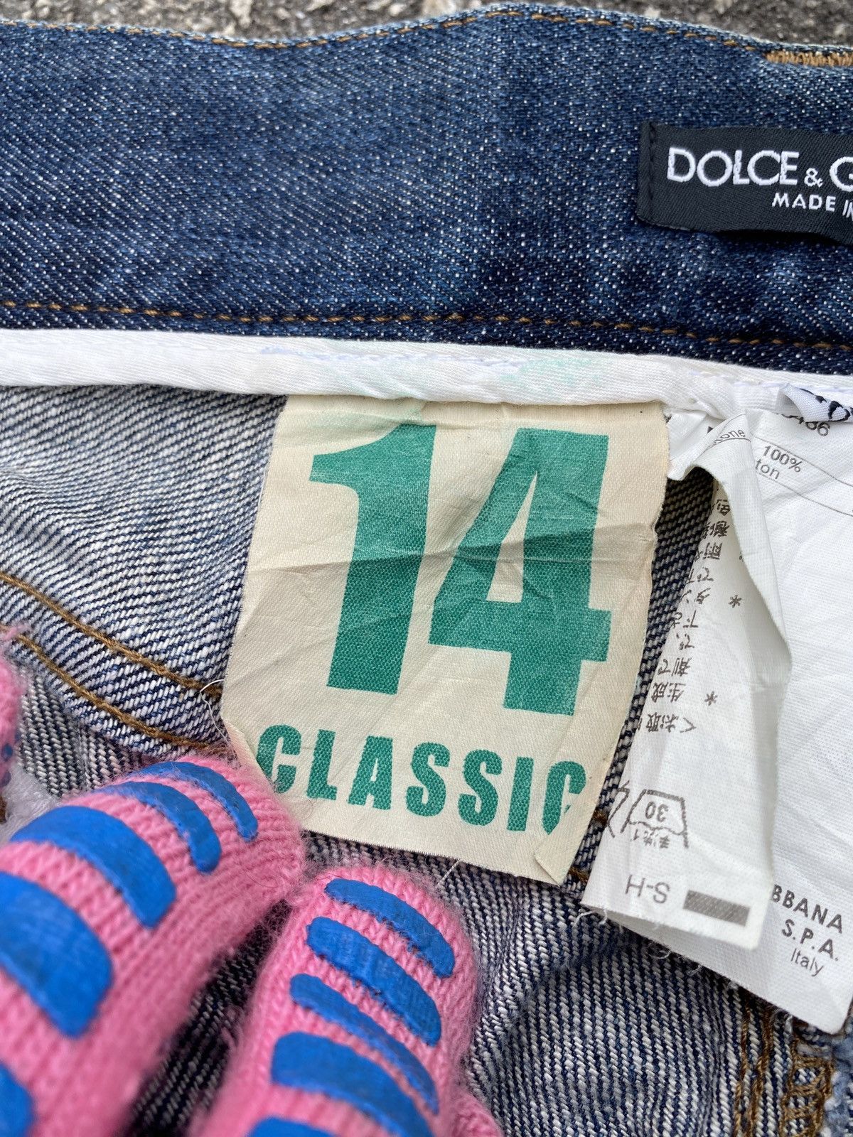Dolce & Gabbana 2000s Dolce & Gabbana Italy Distressed Denim Size US 33 - 18 Thumbnail