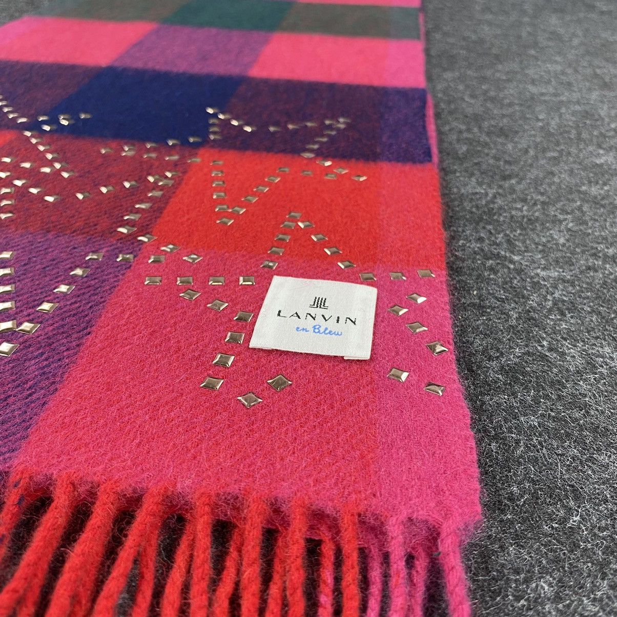 Lanvin × Vintage Lanvin Scarf # Muffler # Neckwear # D273 Size ONE SIZE - 6 Thumbnail