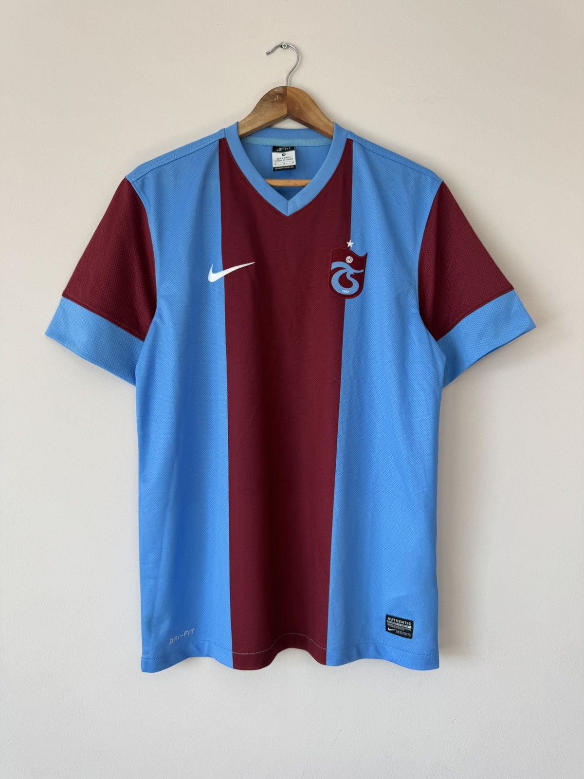 Nike Trabzonspor 2013-2014 Home Soccer Jersey Nike Football Shirt Size US M / EU 48-50 / 2 - 1 Thumbnail