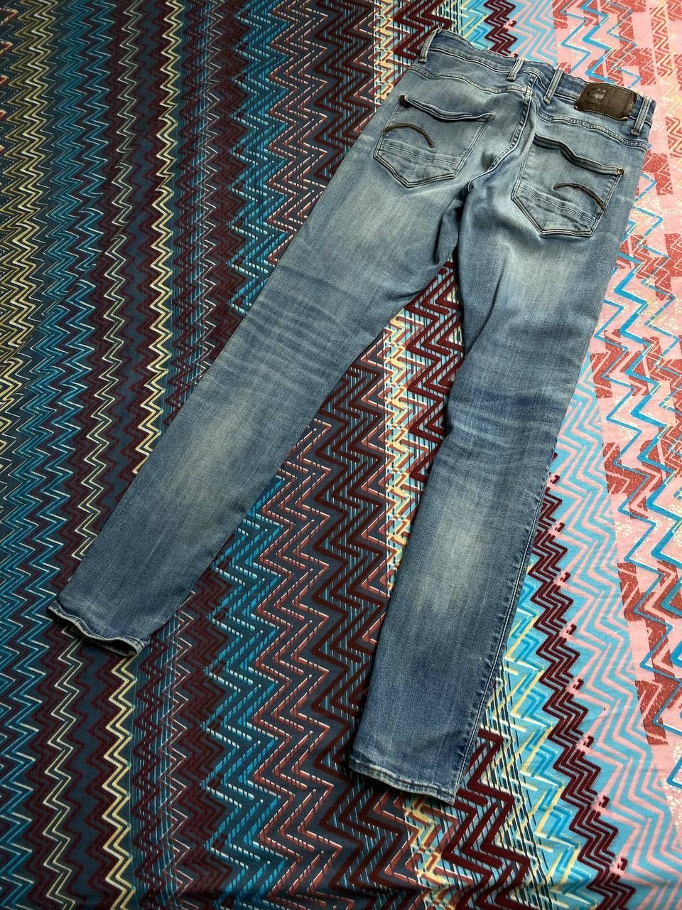 G-Star × Vintage Vintage G-Star Raw Distressed Jeans Faded Raw 3301 Size US 30 / EU 46 - 10 Thumbnail