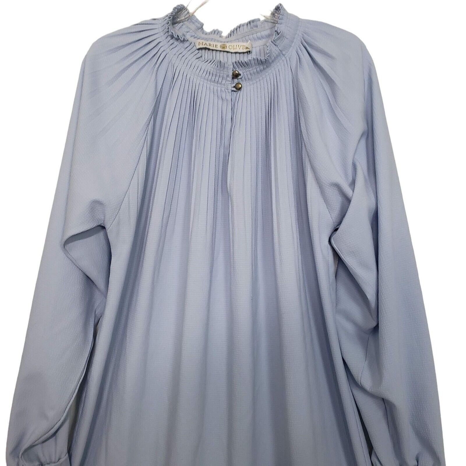 Marie Oliver Marie Oliver Pleated Dress Womens Size XL Blue Lightweight Size XL / US 12-14 / IT 48-50 - 2 Thumbnail