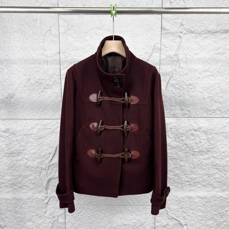 Burberry Burberry Dark Brown Women's Cotton Coat Size ONE SIZE - 1 Thumbnail