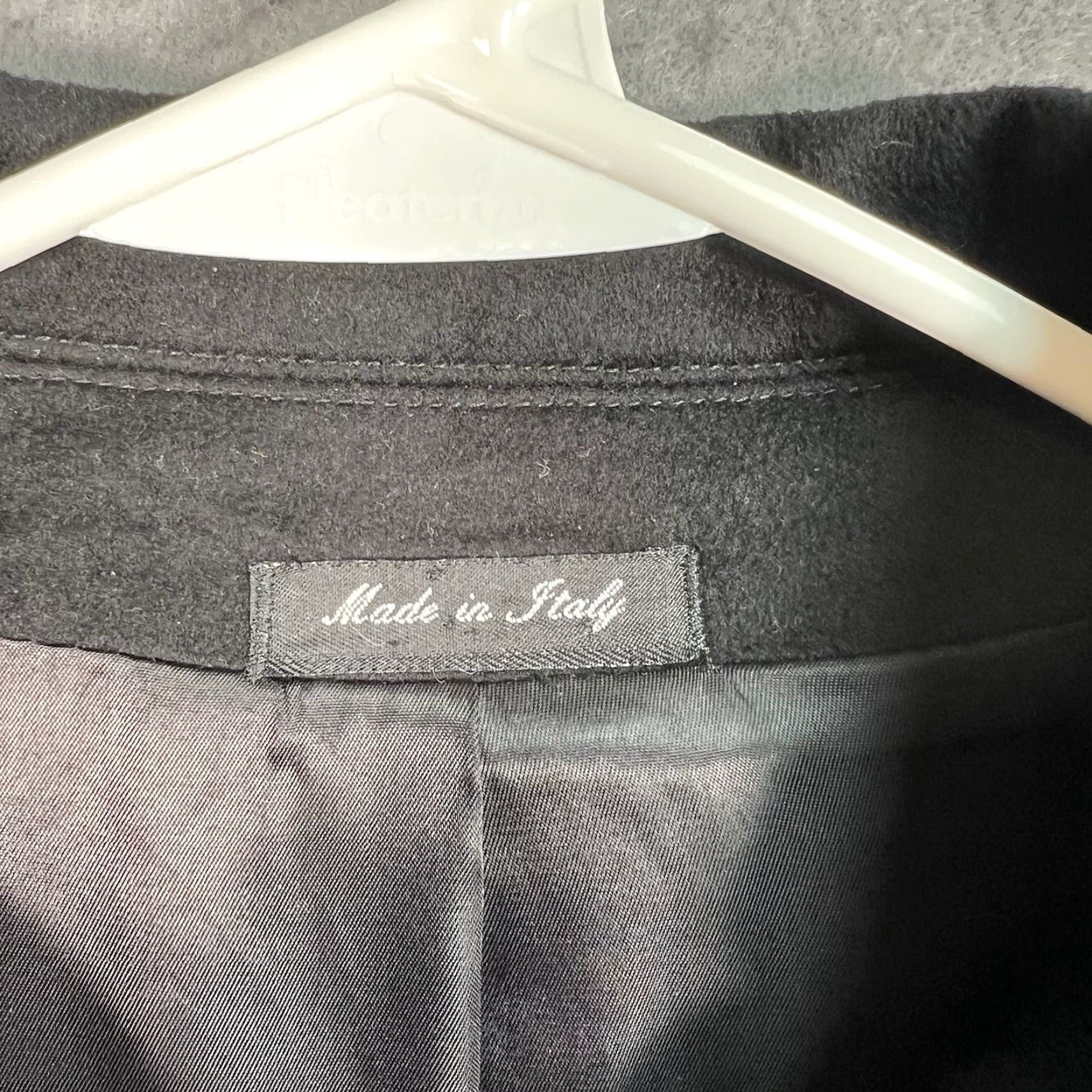 Loro Piana VINTAGE jacob siegel Loro Piana Storm System Rain & Wind Protection Wool Overcoat 46R Black Wool Coat Mens 46R Modern Italian Theme Size US S / EU 44-46 / 1 - 7 Thumbnail