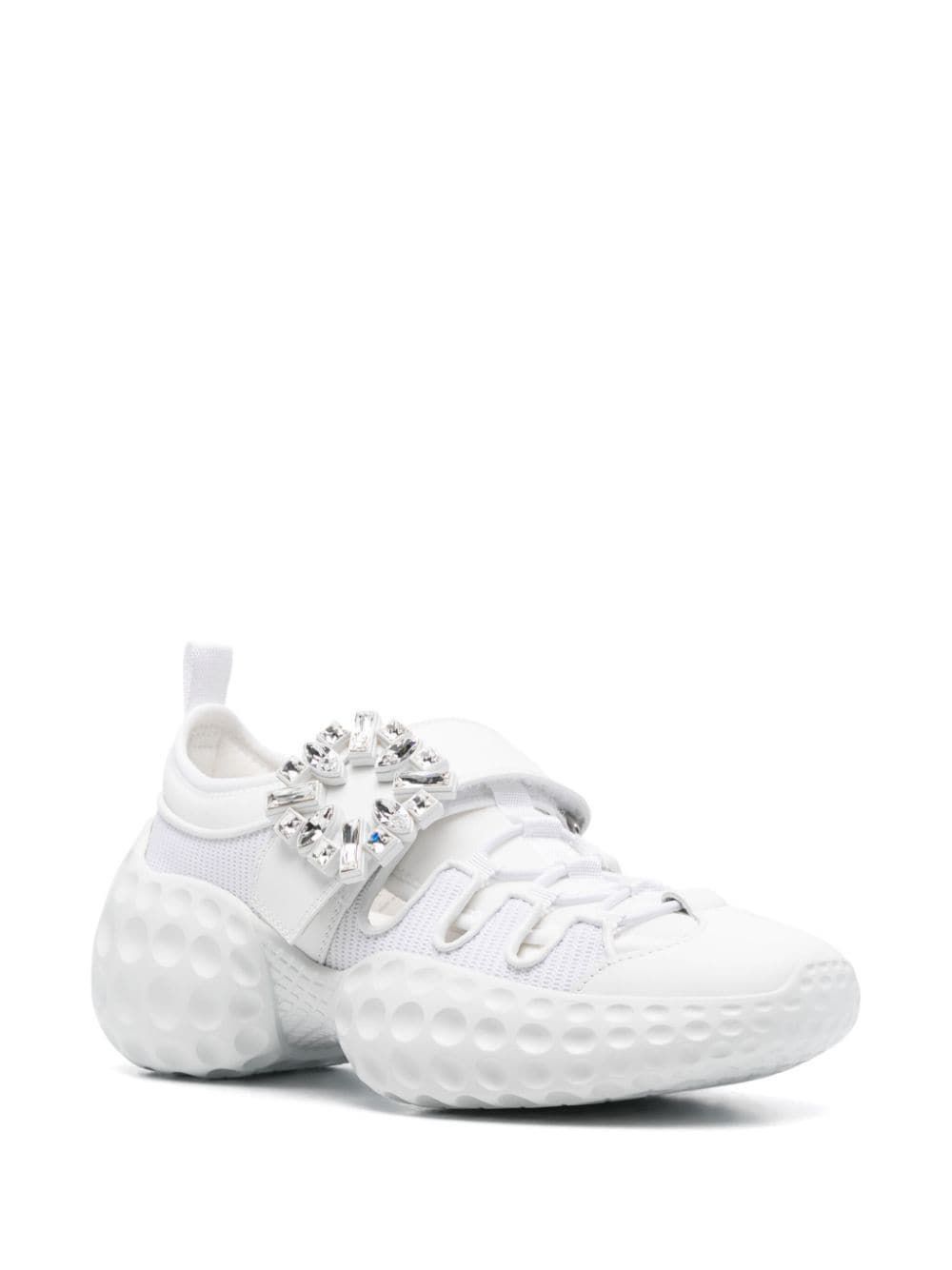 Roger Vivier o1s22i1n0824 Light Trekky Low-Top Sneakers in White Size US 9 / IT 39 - 3 Thumbnail