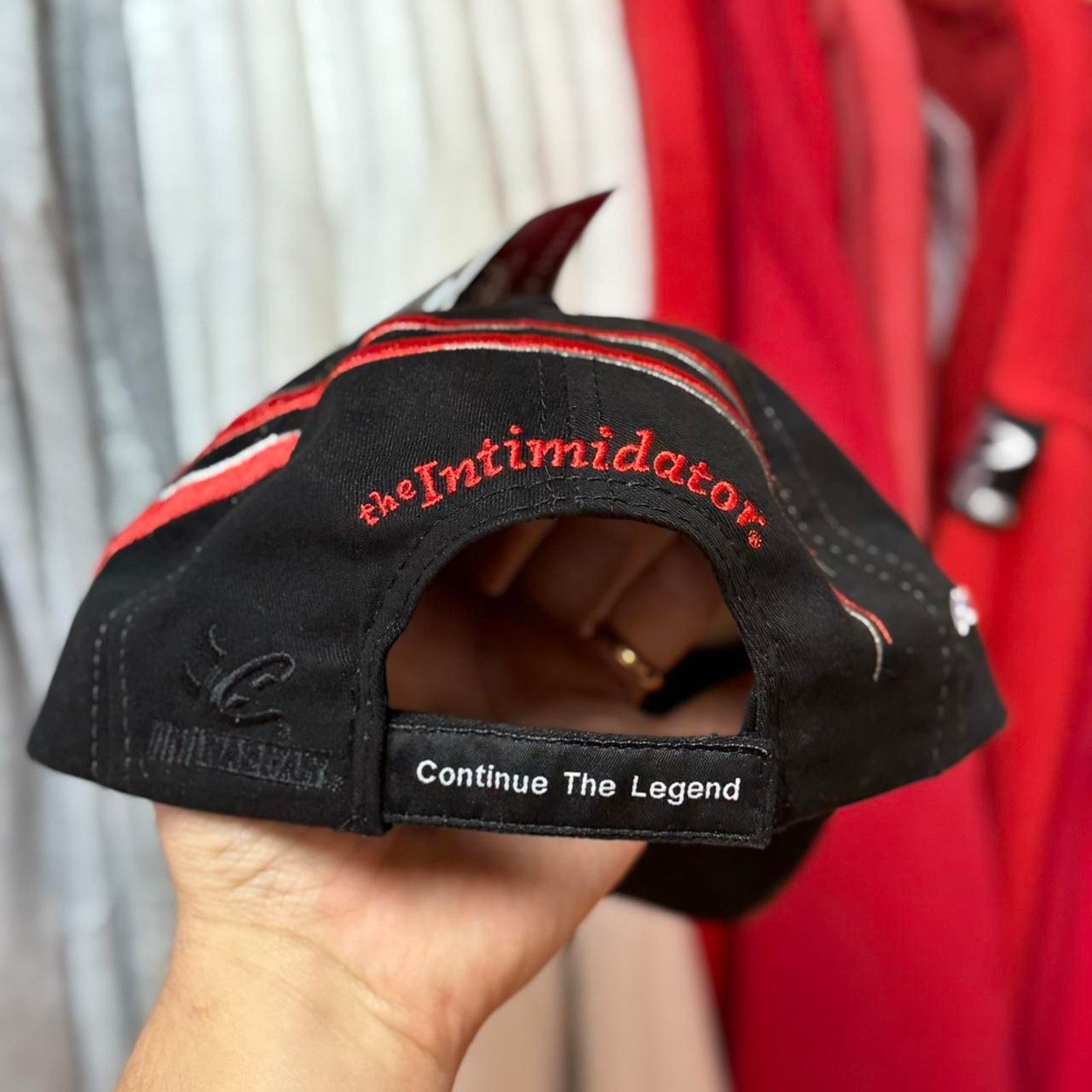 NASCAR × Vintage Vintage 90s NASCAR Dale Earnhardt Racing Race Car Cap Size ONE SIZE - 4 Thumbnail