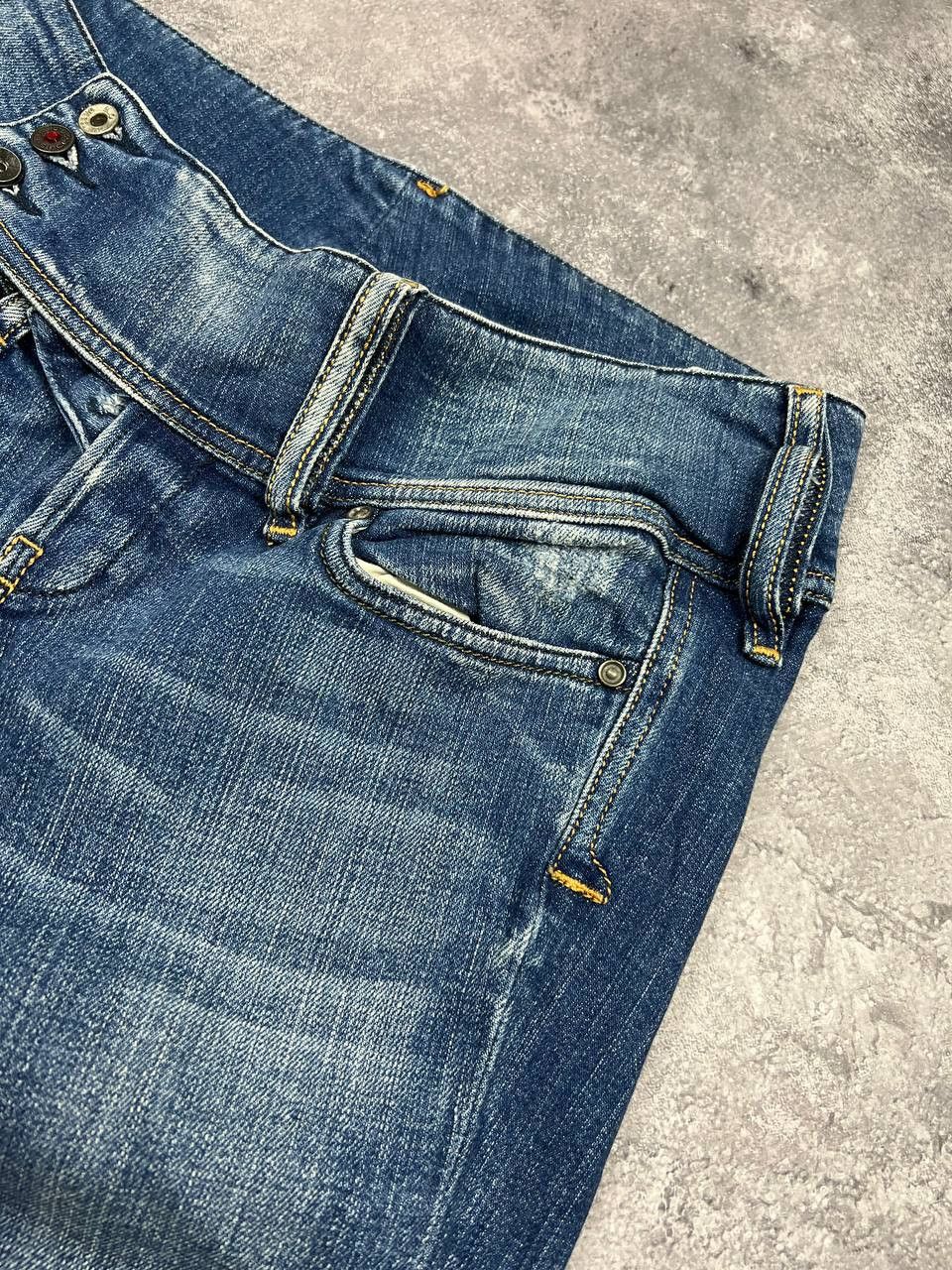 Diesel Vintage Diesel Jeans Flared Distressed Y2K Avant Garde Denim Size 32" / US 10 / IT 46 - 5 Thumbnail
