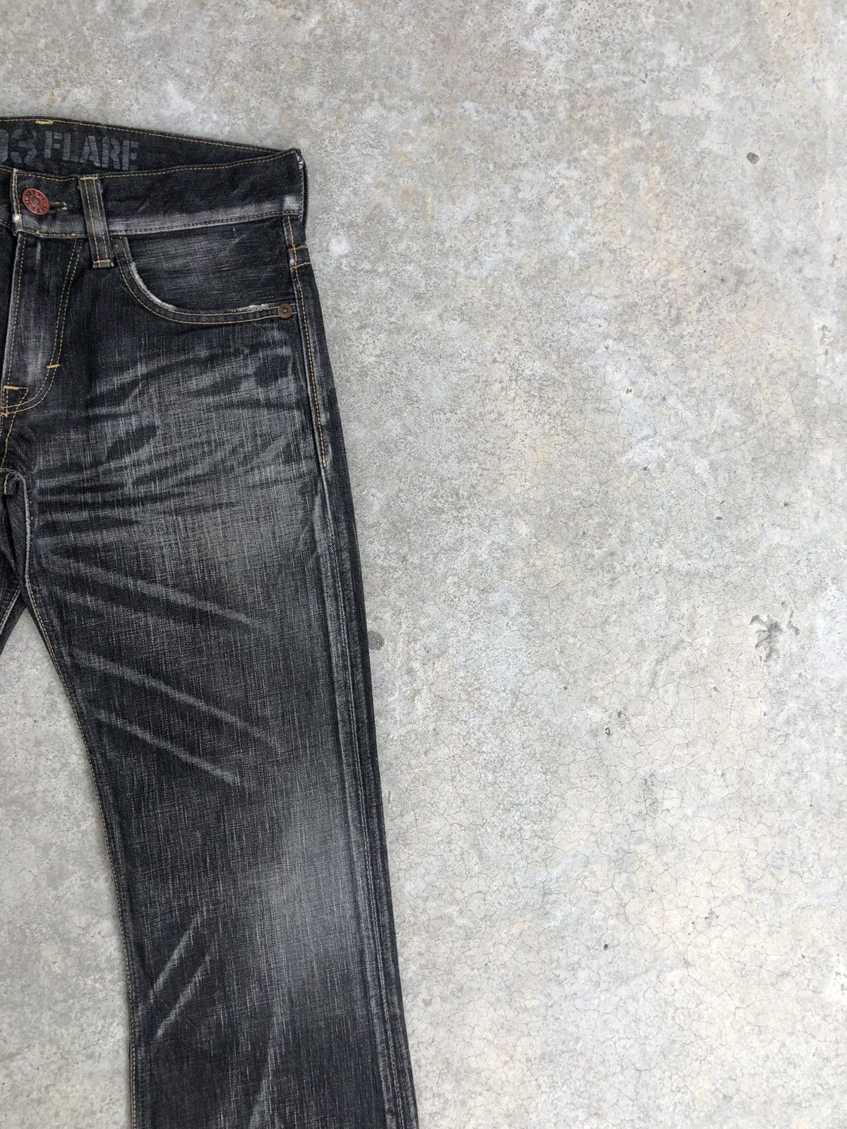 If Six Was Nine Edwin 503 Flared Jeans Distressed Jeans Size US 30 / EU 46 - 5 Thumbnail