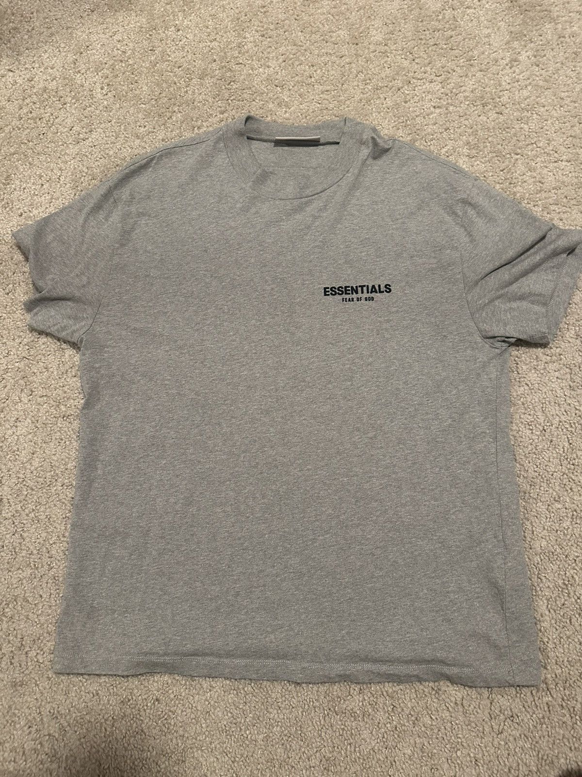 Essentials FEAR OF GOD ESSENTIALS Dark Oatmeal TShirt Size US L / EU 52-54 / 3 - 1 Thumbnail