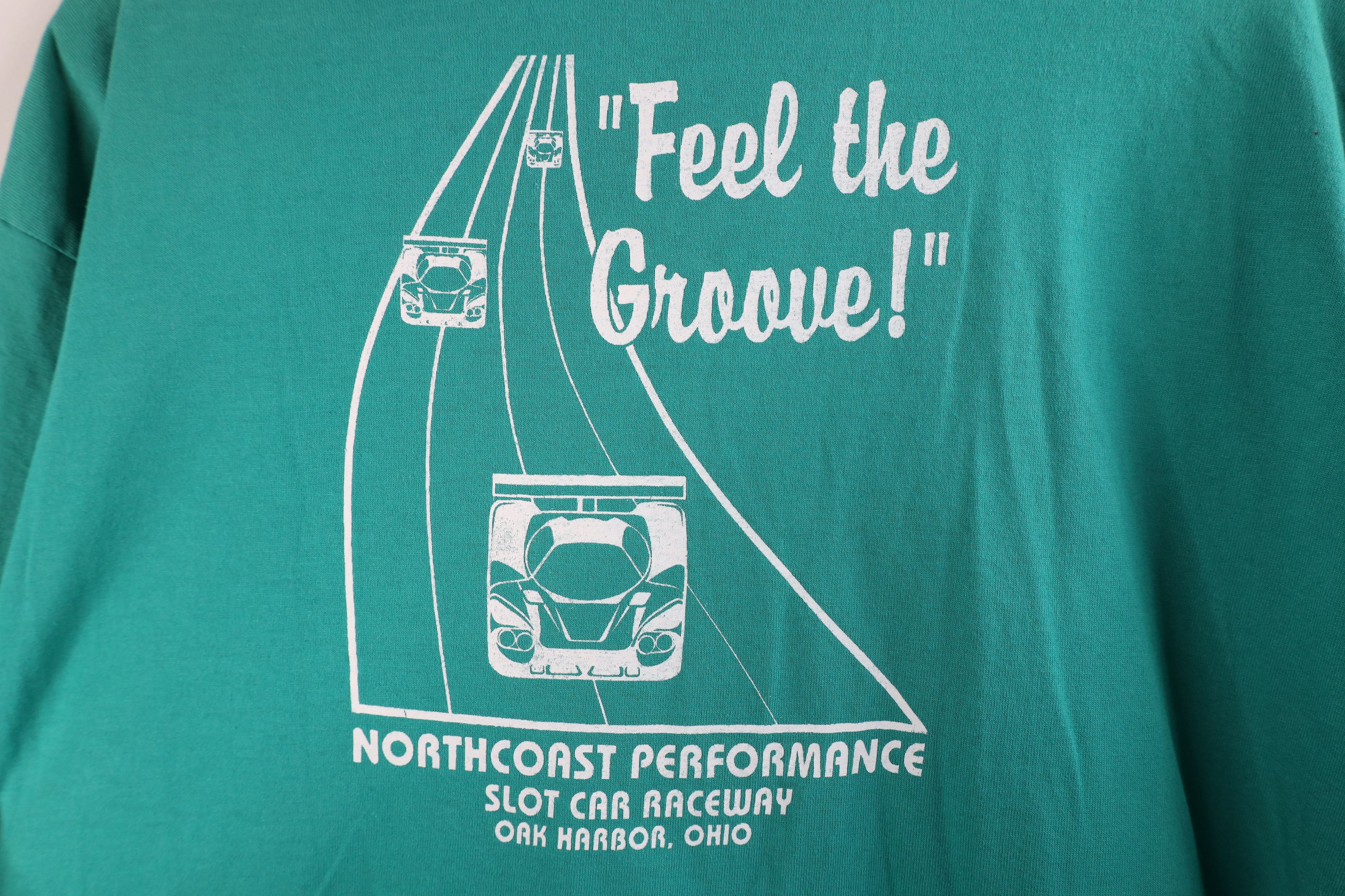 Vintage Vintage 90s Performance Slot Car Raceway Polo Shirt Teal USA Size US XL / EU 56 / 4 - 9 Thumbnail