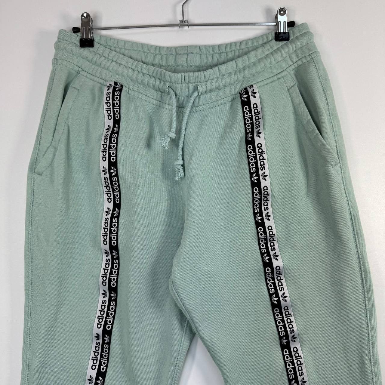 Adidas Adidas Originals Jogger Tape Logo Trefoil Womens Size M Size 26" / US 2 / IT 38 - 2 Thumbnail