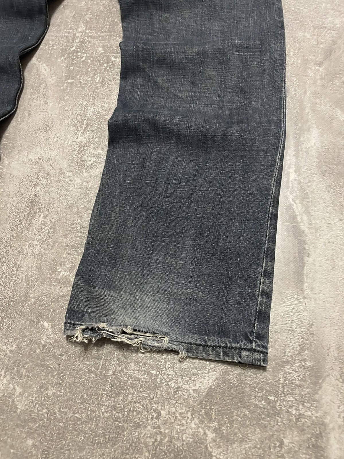 Ecko Unltd. Vintage Ecko Unlimited Buggy Distressed Rap Denim Jeans Size US 34 / EU 50 - 5 Thumbnail