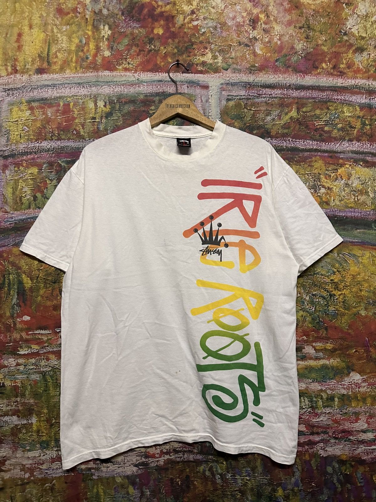 Stussy Vintage Irie Roots Rasta Tee Size US L / EU 52-54 / 3 - 3 Thumbnail