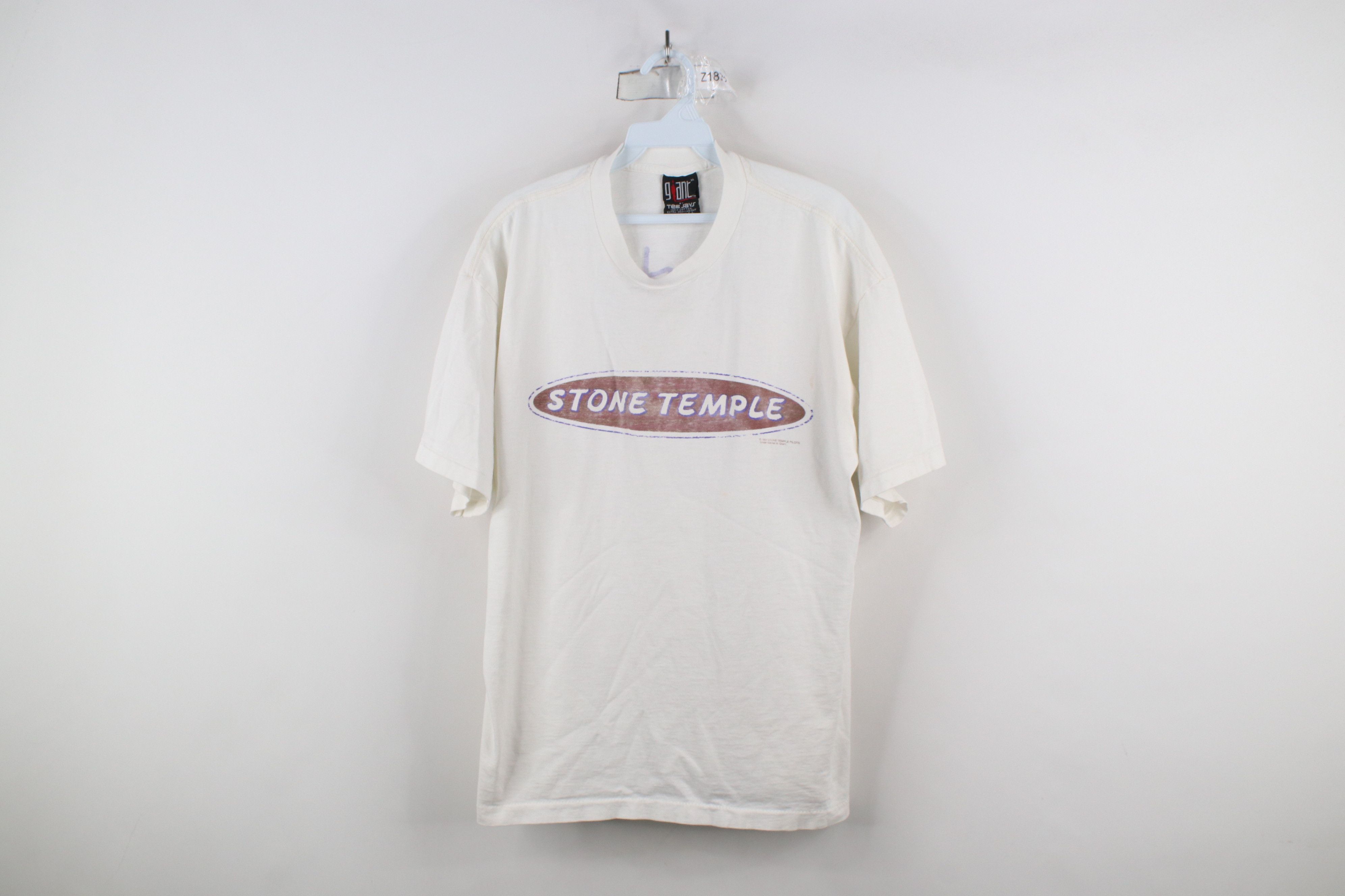 Giant Vintage 90s Giant Spell Stone Temple Pilots Band T-Shirt USA Size US XL / EU 56 / 4 - 1 Thumbnail
