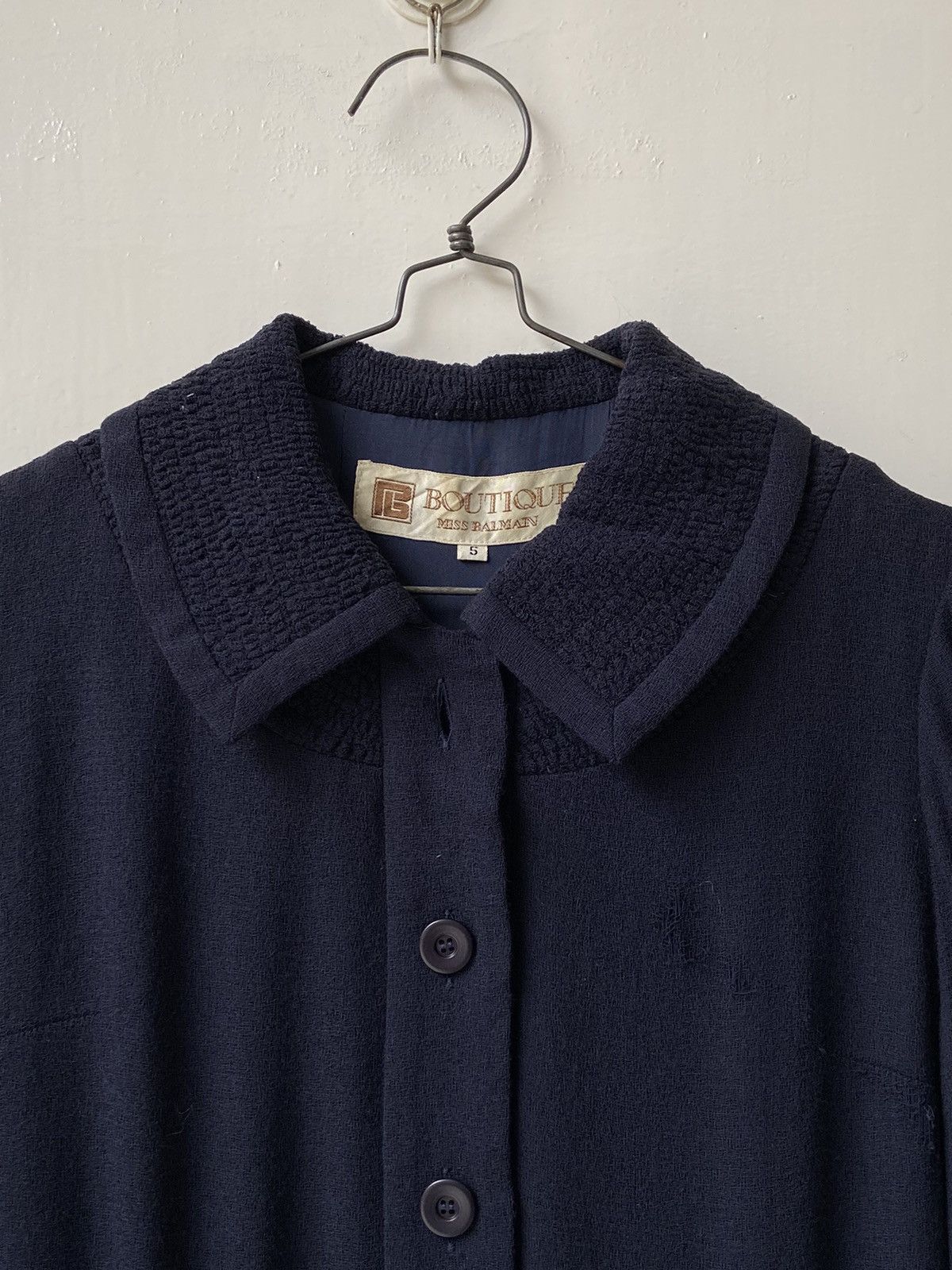 Balmain × Pierre Balmain MISS BALMAIN Navy Dress Size XS / US 0-2 / IT 36-38 - 13 Thumbnail