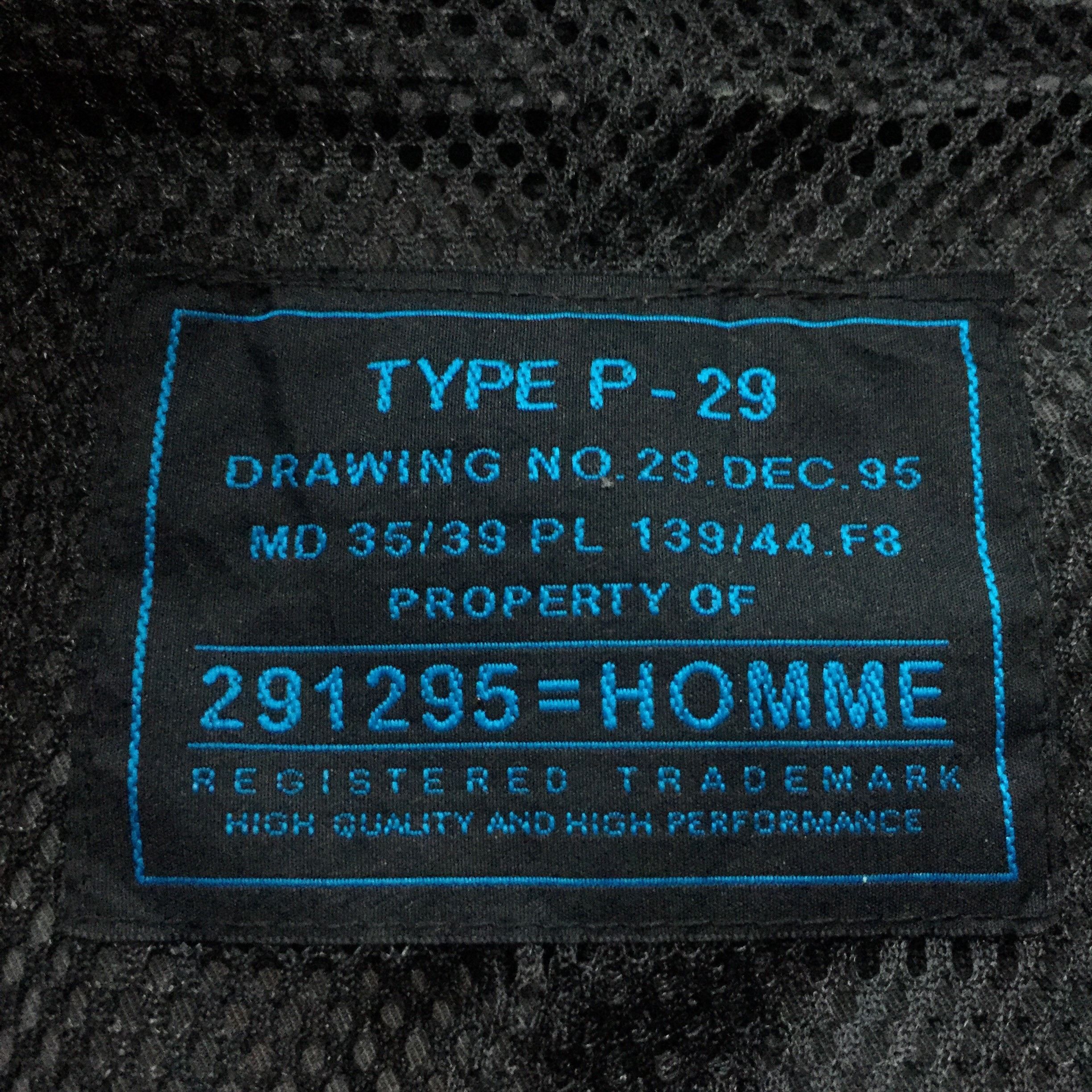 291295=Homme 291295 Double Breasted Multi Pocket Zipper Coated Jacket Size US M / EU 48-50 / 2 - 4 Thumbnail