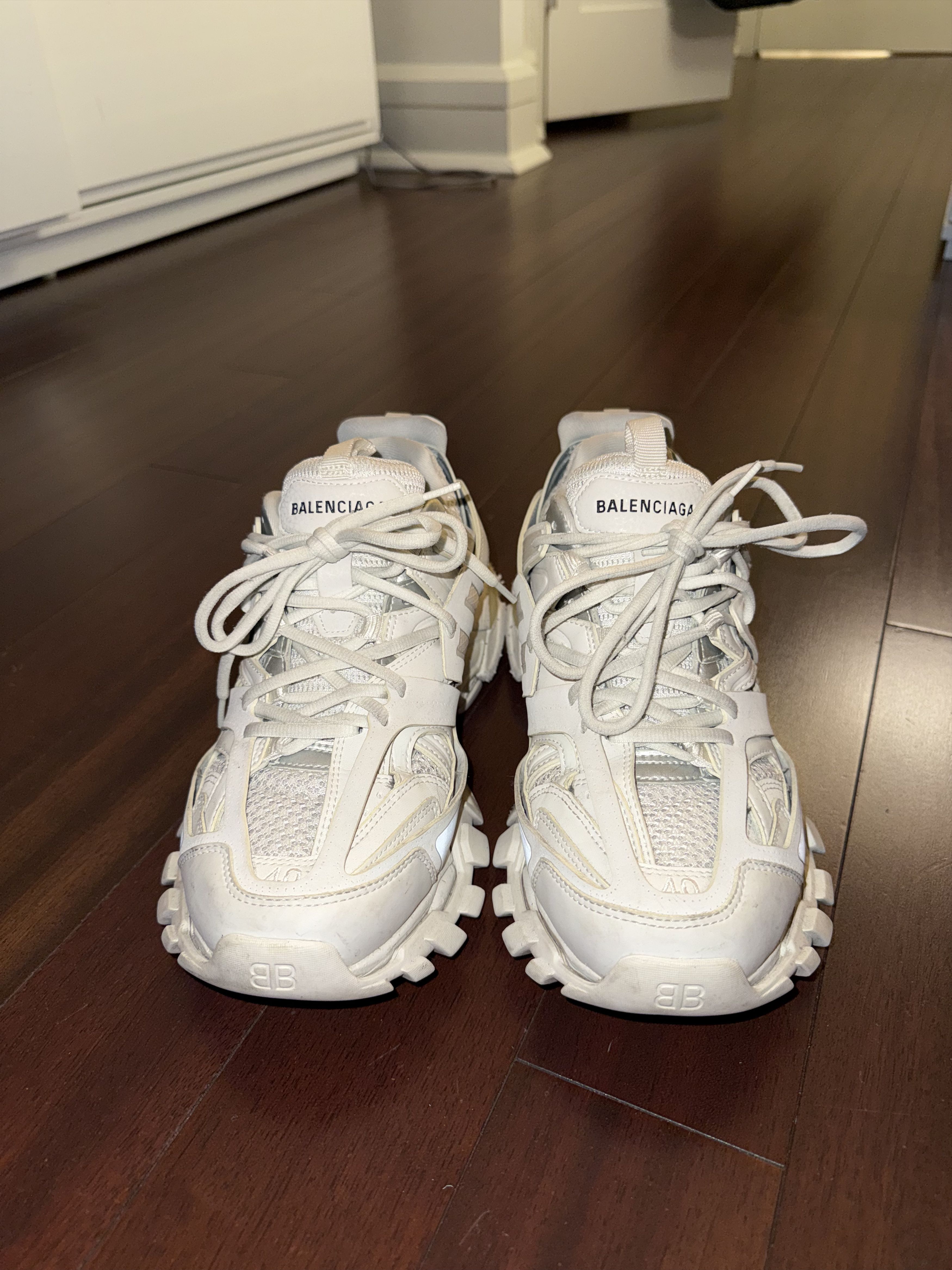 Balenciaga Balenciaga Track Recycled Sneakers - White Size US 10 / IT 40 - 1 Thumbnail