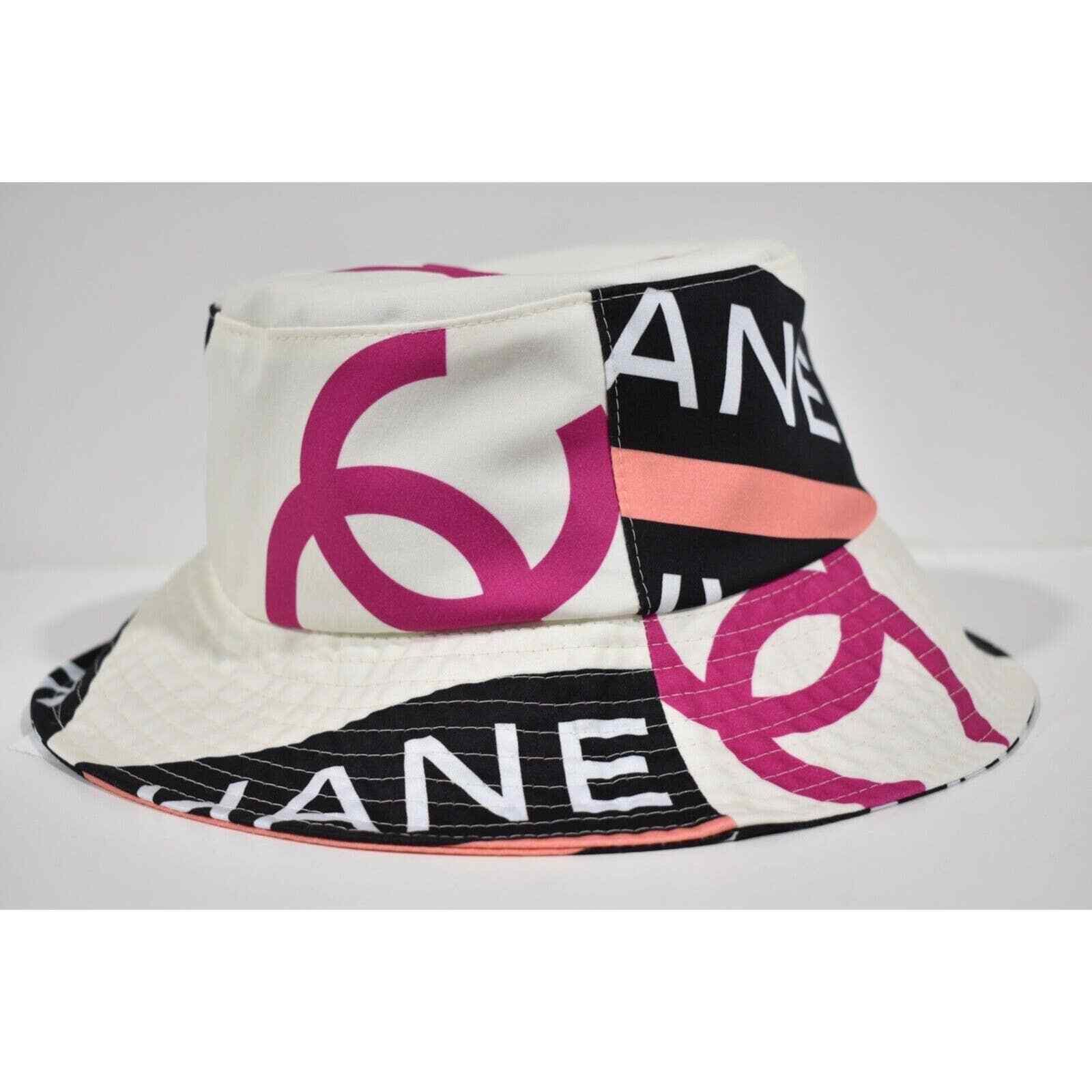 Chanel 22S Fabric CC Logo Sun Cloche Bucket Hat Small S
